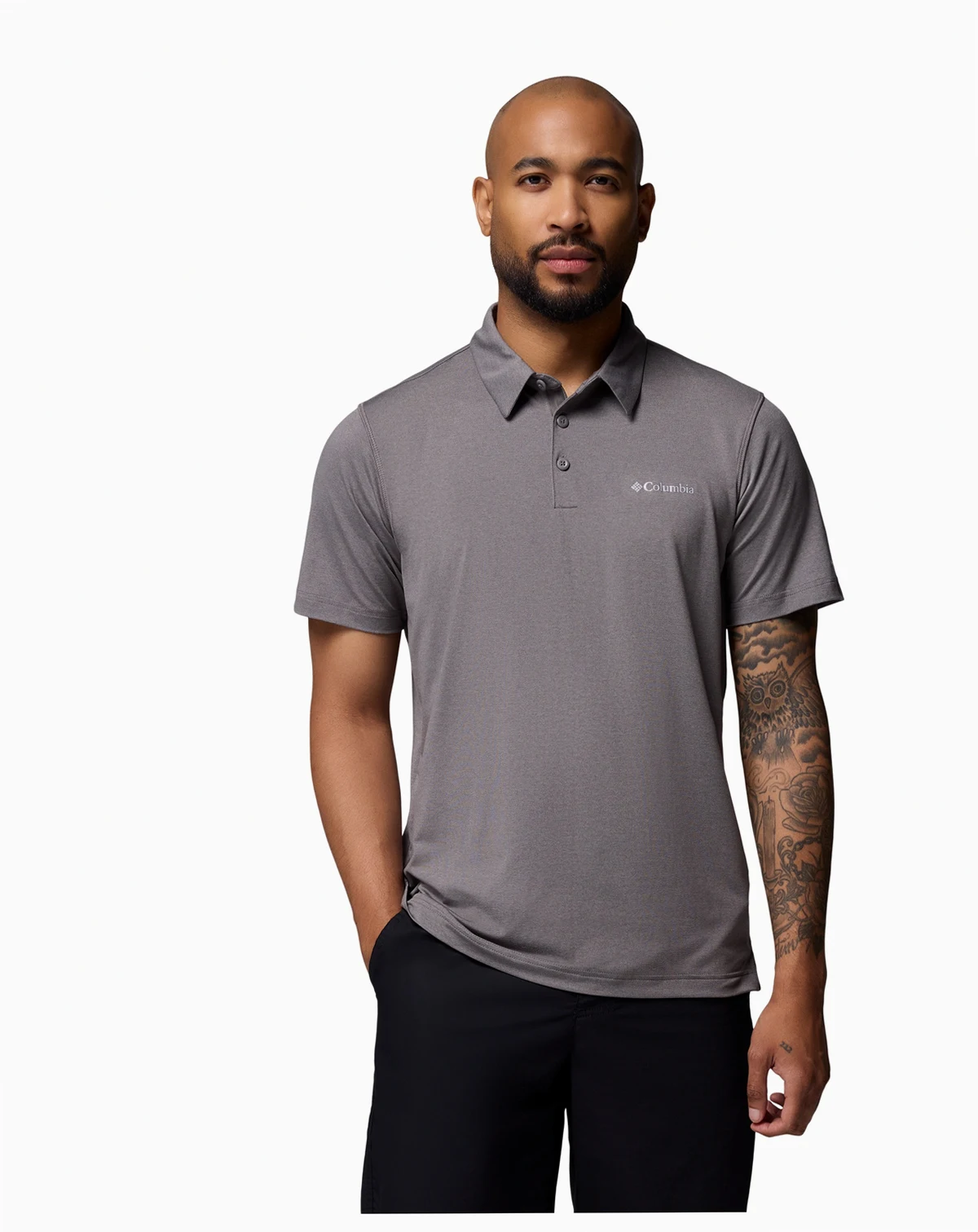 Men's Carter Short Sleeve Performance Crest Polo