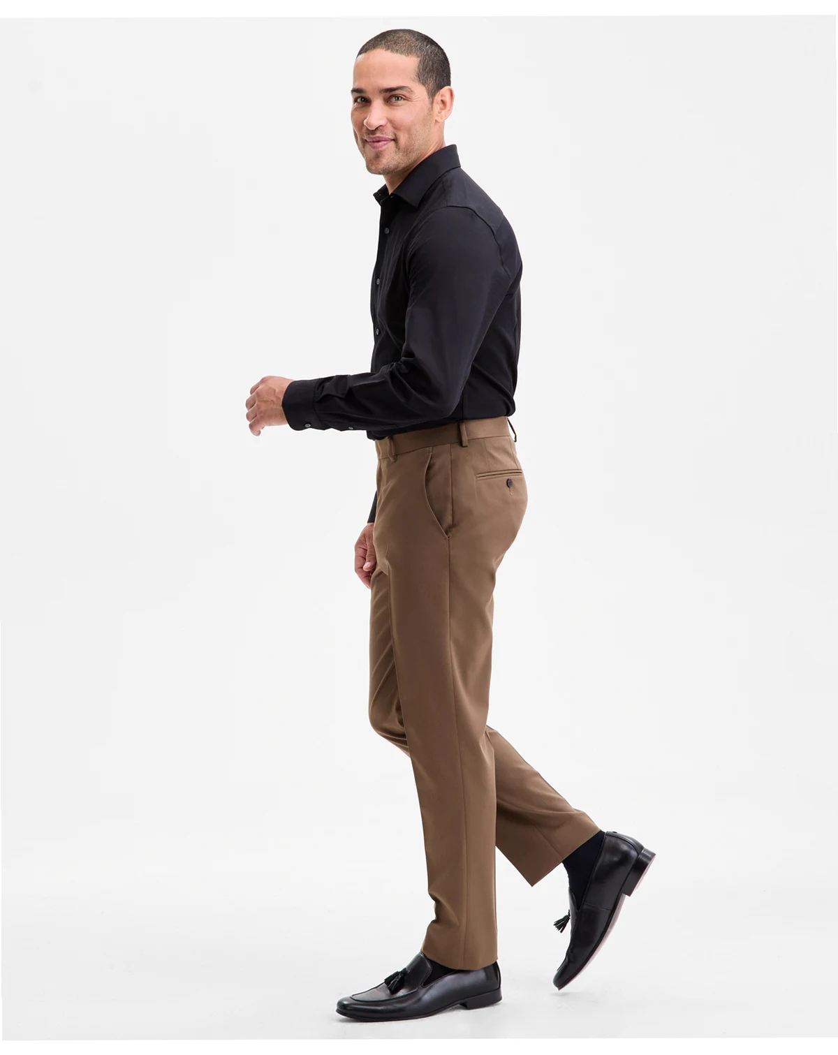 Men's Slim-Fit Satin Suit Separate Pants, Exclusively at Macys