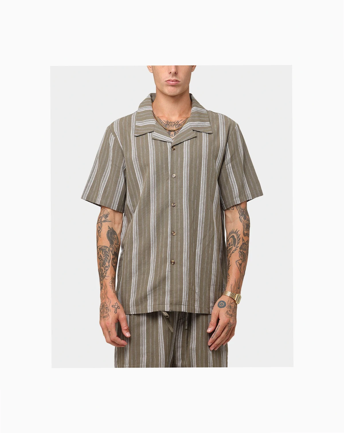 Men's Condesa Linen Button Up Shirt