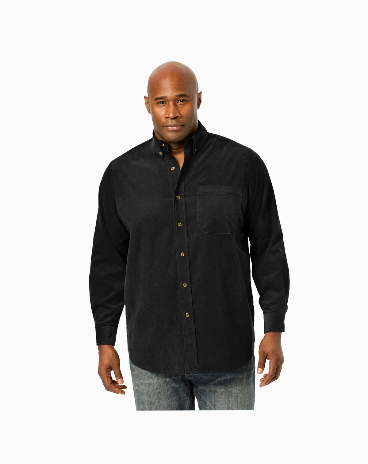 Men's Big & Tall Fine Wale Corduroy Shirt