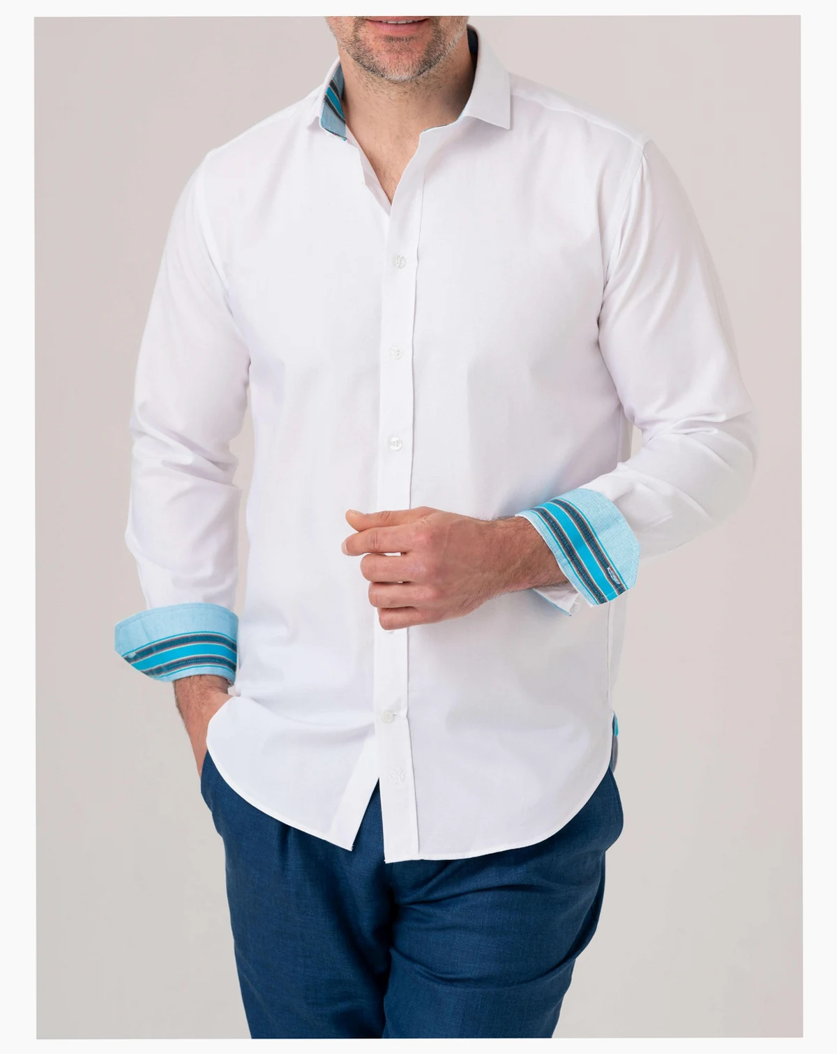 Men's Regular Fit Oxford Cotton Shirt
