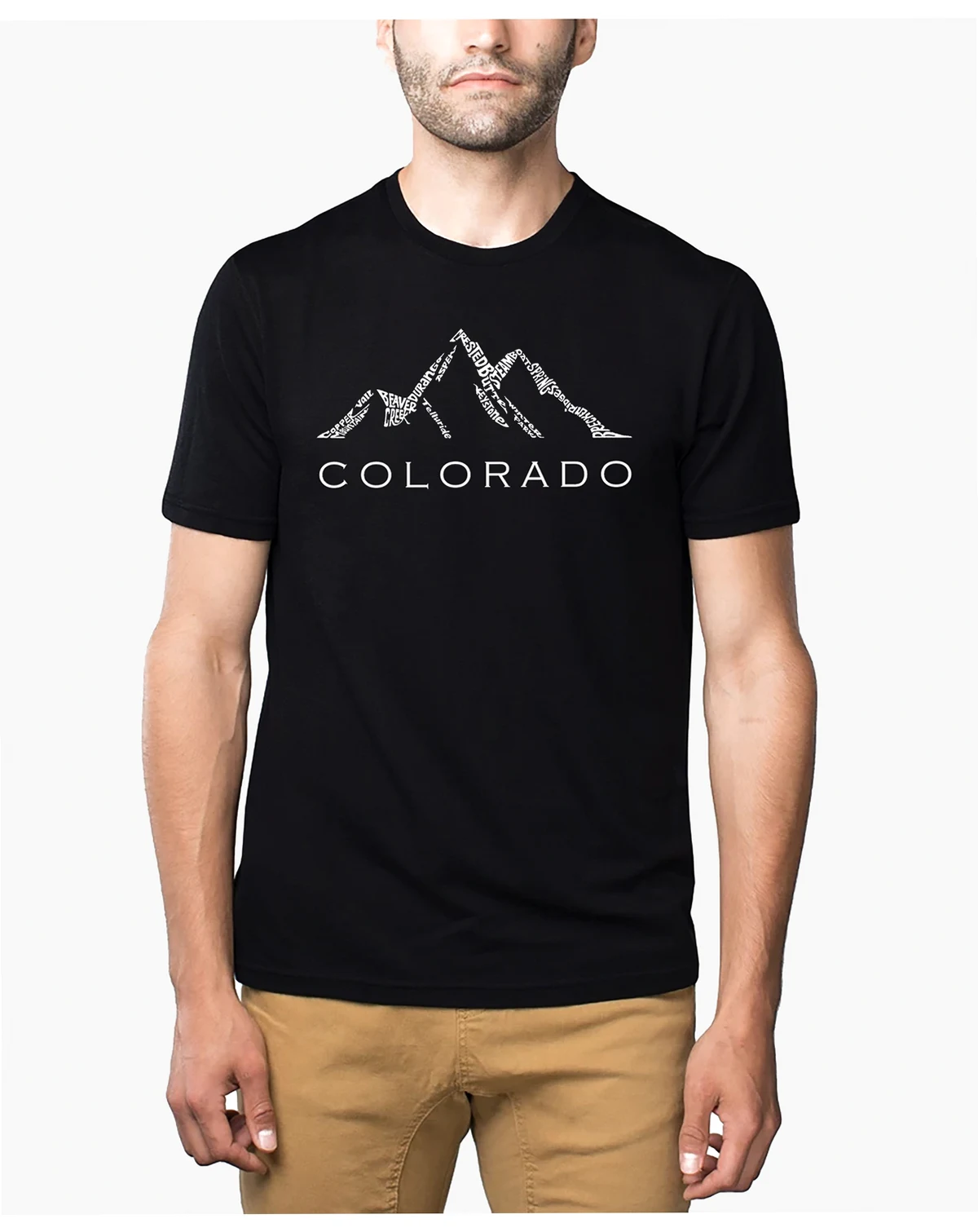 Men's Short Sleeves Premium Blend Word Art T-shirt