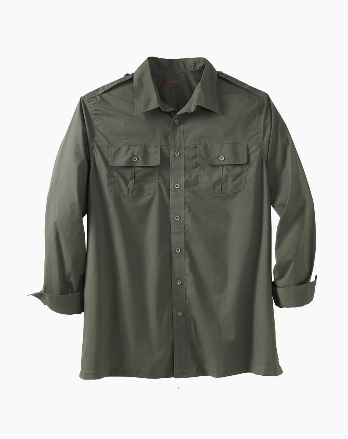Big & Tall by KingSize Long Sleeve Pilot Shirt