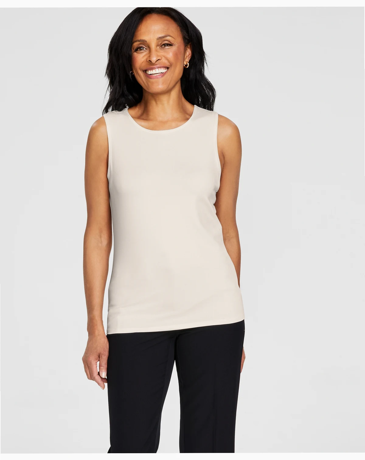Women's Crewneck Layering Tank Top, Created for Macy's