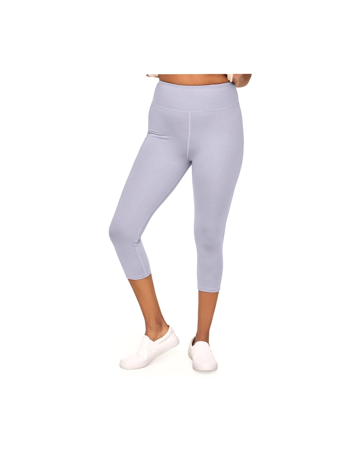 Women's Haley Heathered Crop Compression Activewear Legging