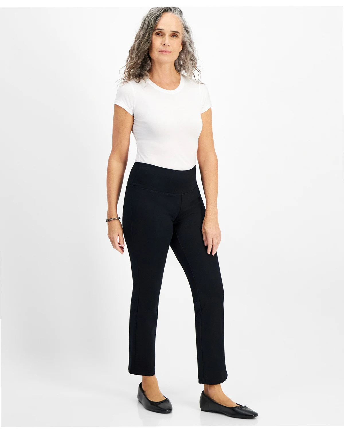 Women's Straight-Leg Ponte-Knit Pants, Created for Macy's