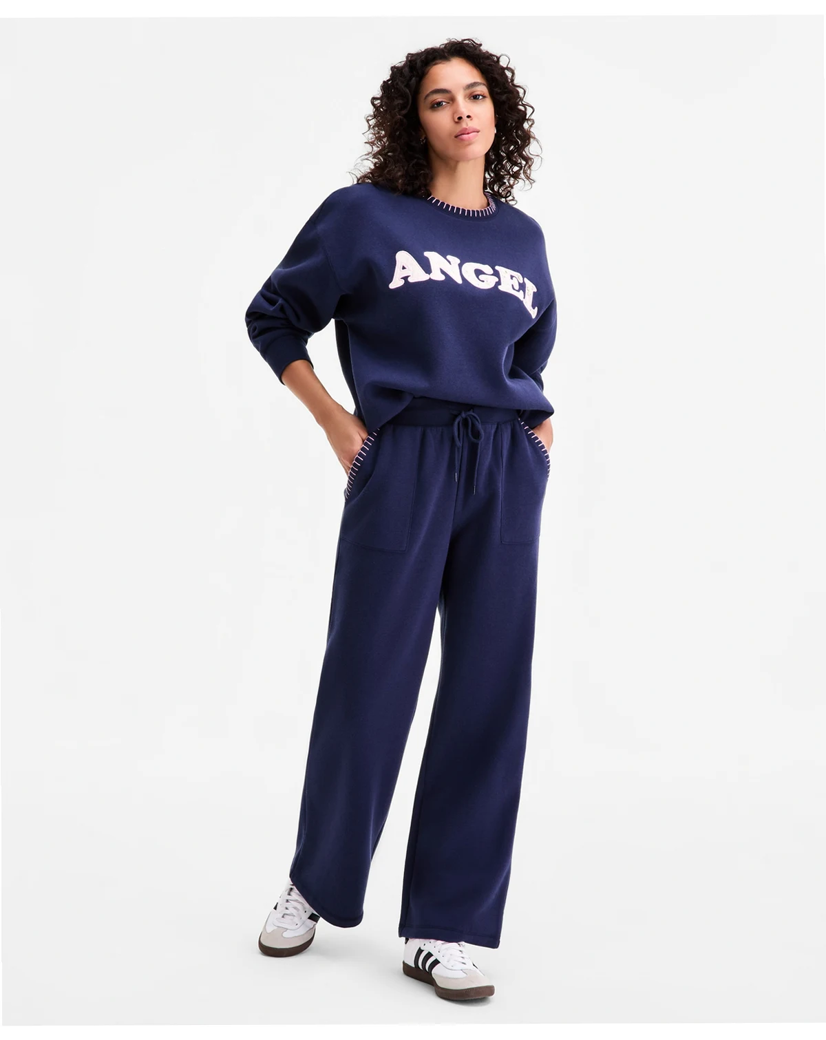 Juniors' High-Rise Wide-Leg Pants