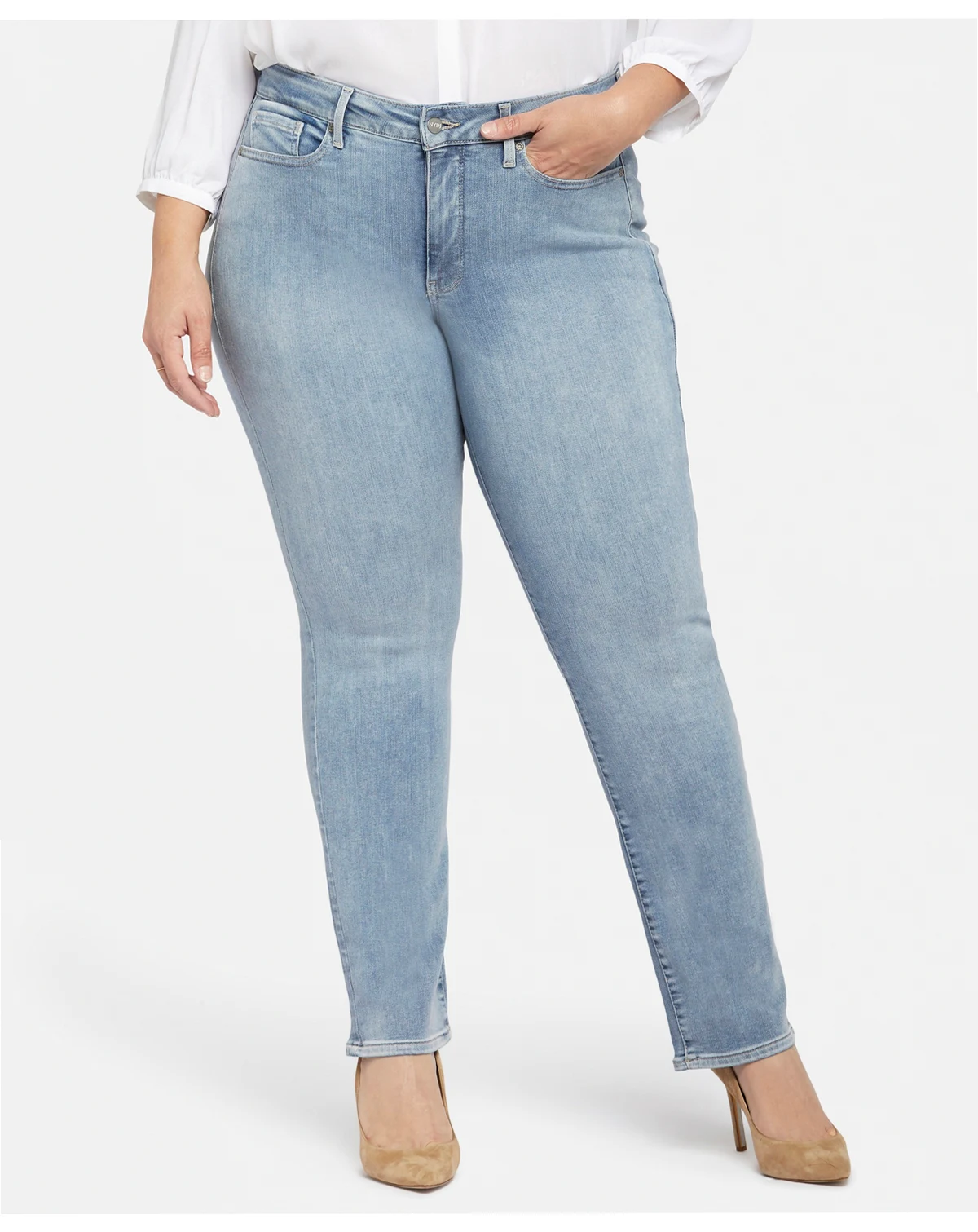 Plus Size Marilyn Straight Jean