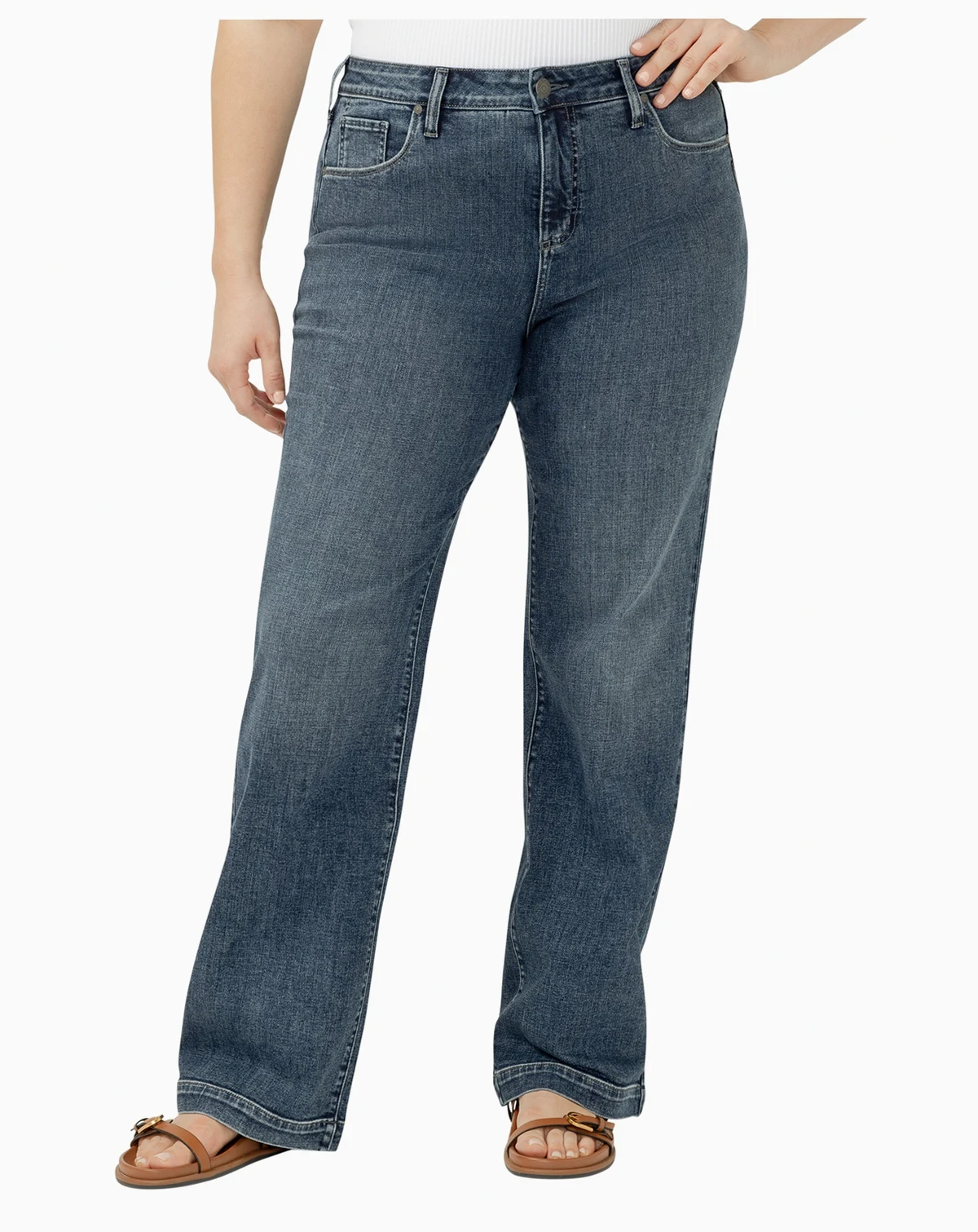 Plus Size Avery High Rise Curvy Fit Trouser Jeans