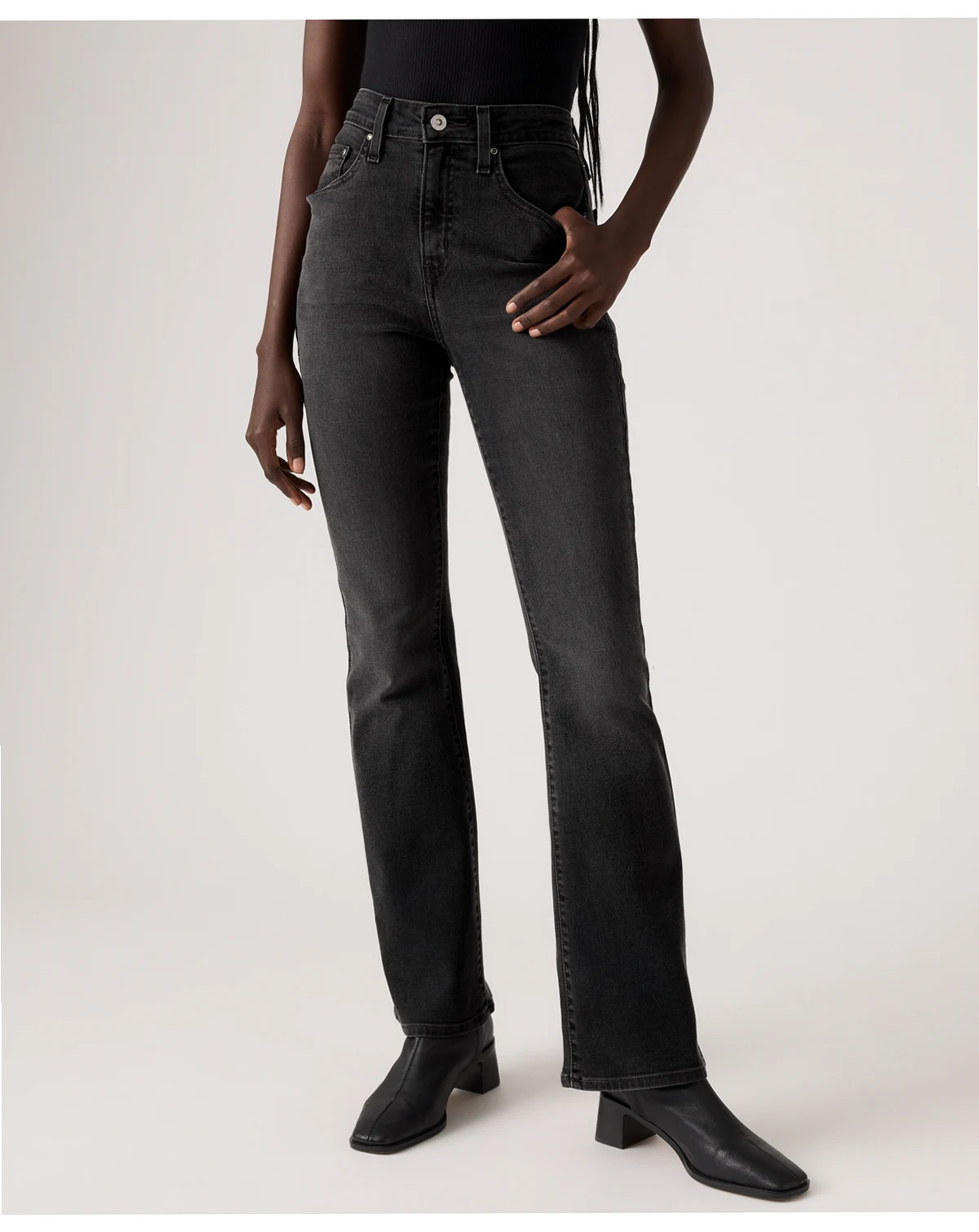 725 Rhinestone High-Waist Classic Stretch Bootcut Jeans