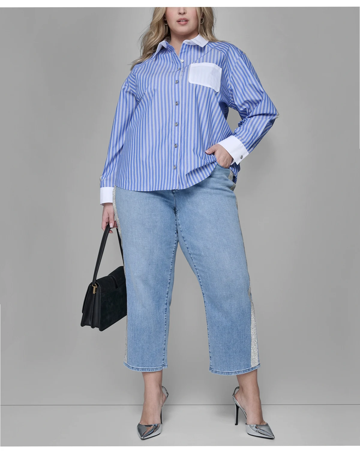 Women's Plus Size Hotfix Mid-Rise Jeans