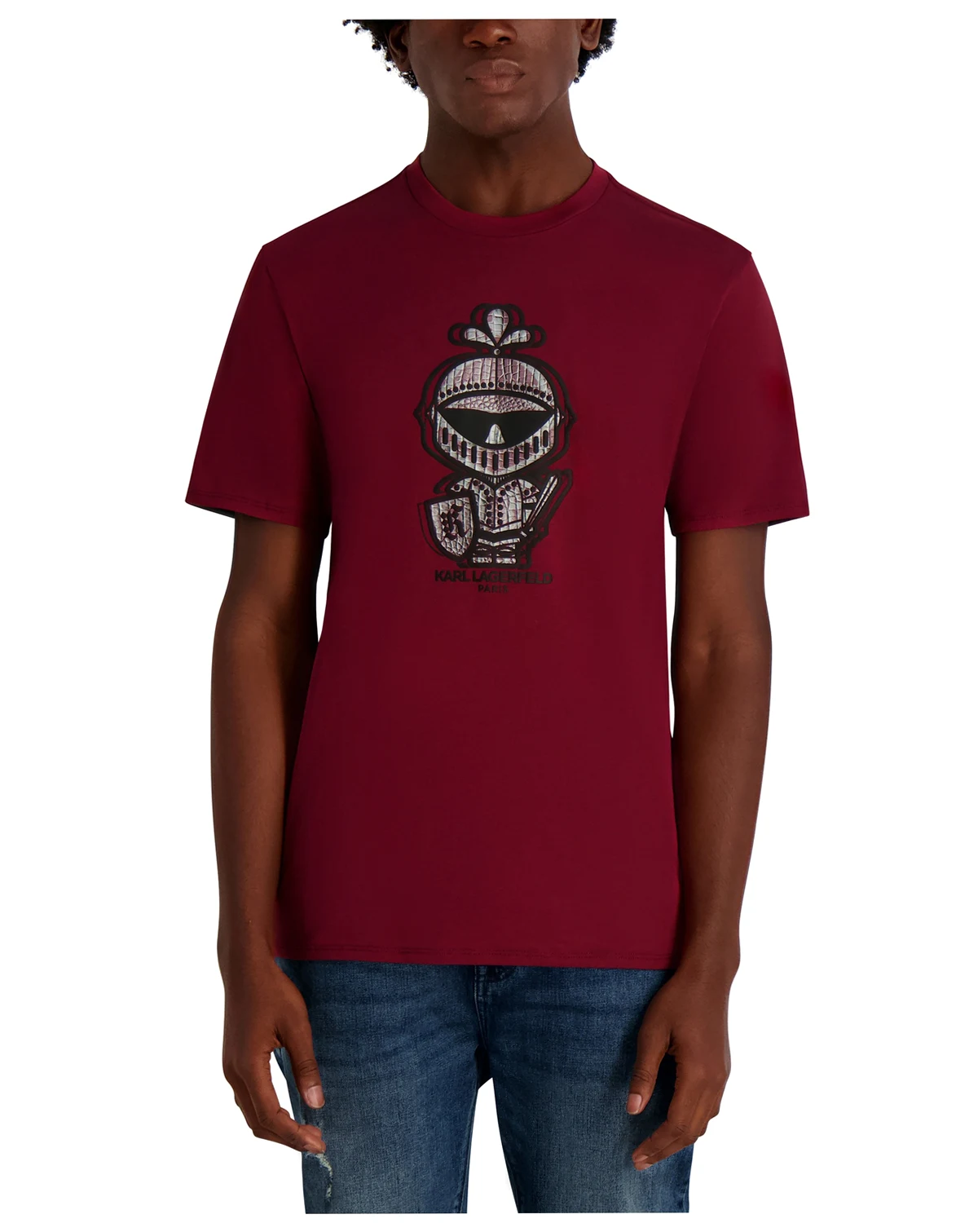 Men's Armor Dragon Skin Printed T-Shirt