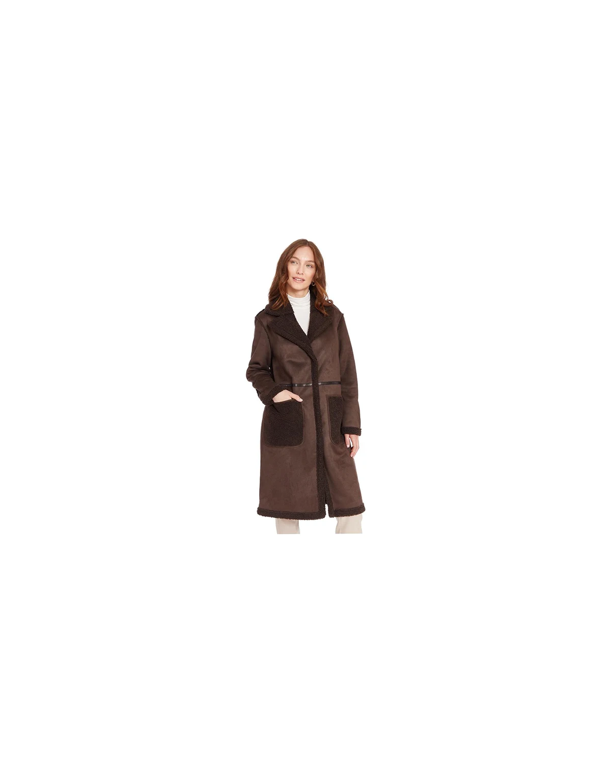 Women's Sharika Faux Shearling Coat