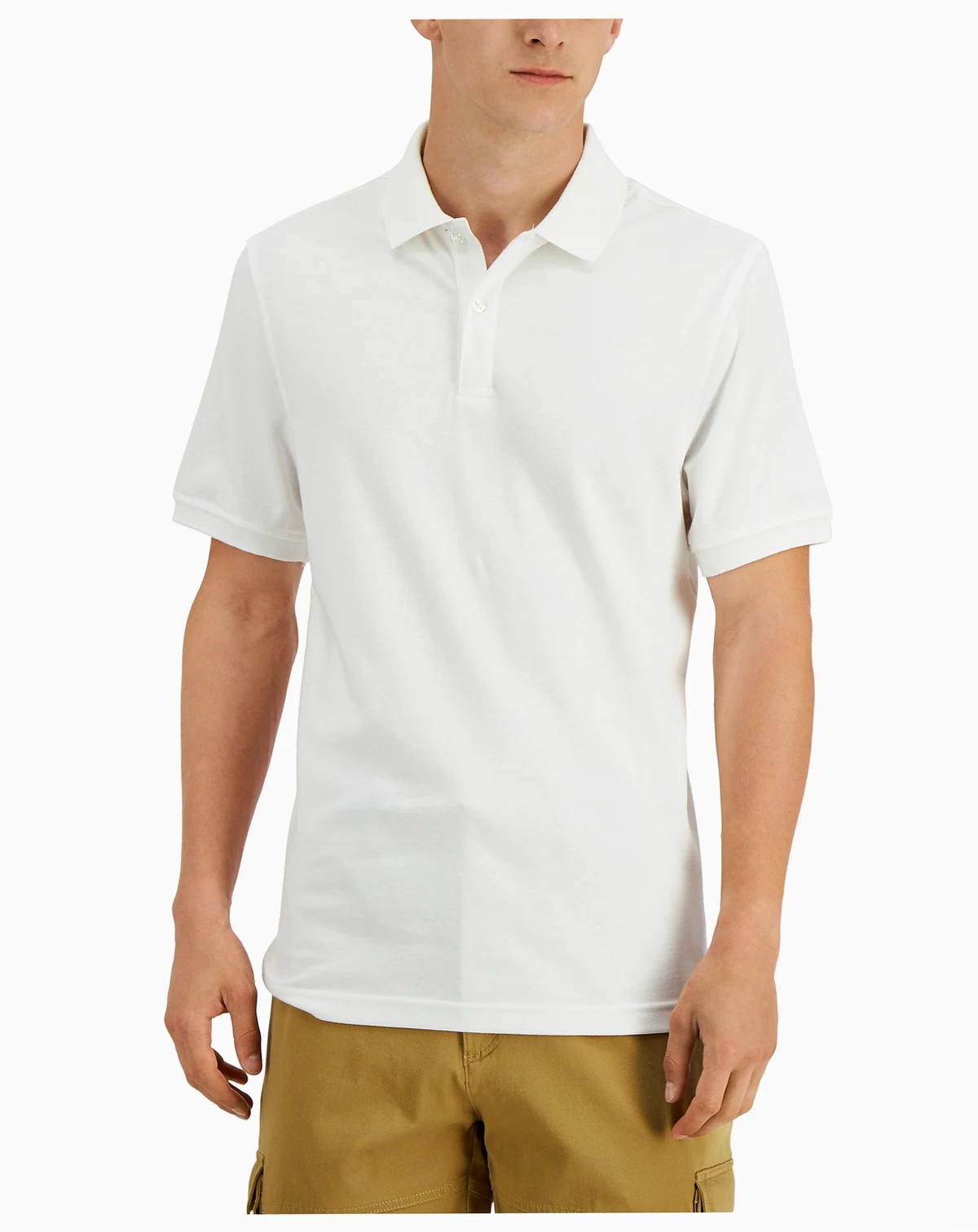 Men's Soft Touch Interlock Polo, Created for Macy's