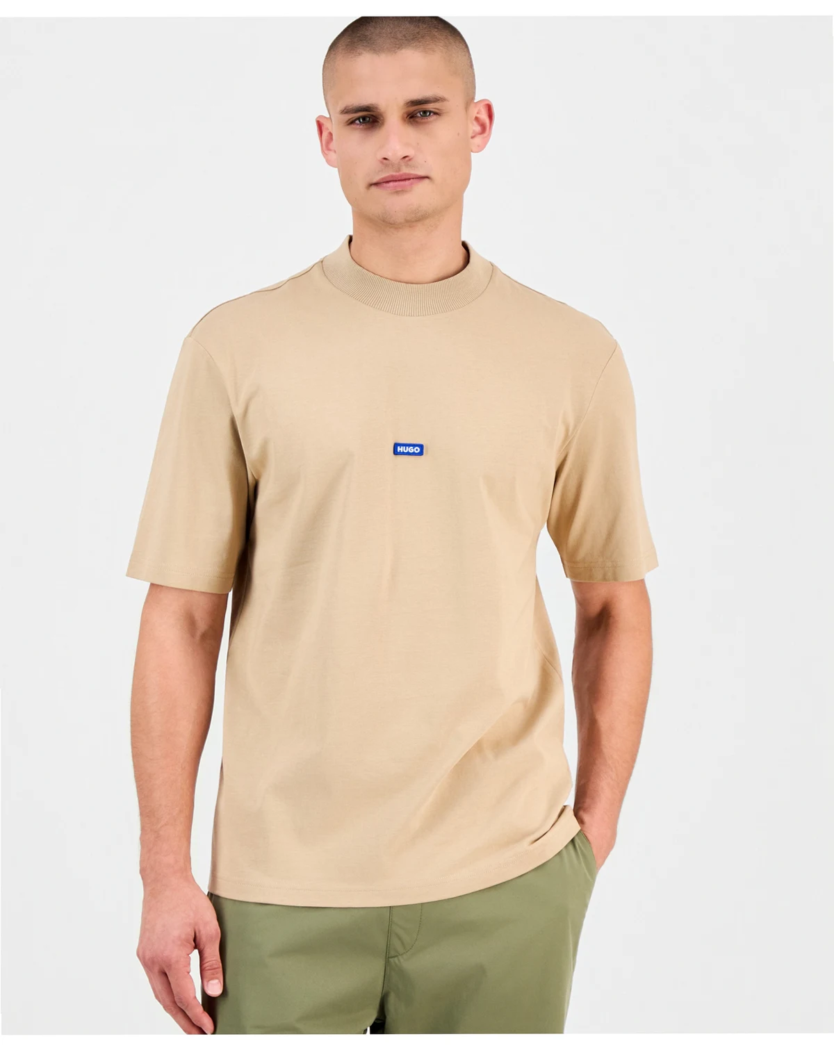 Men's Nieros Short-Sleeve Logo Crewneck T-Shirt