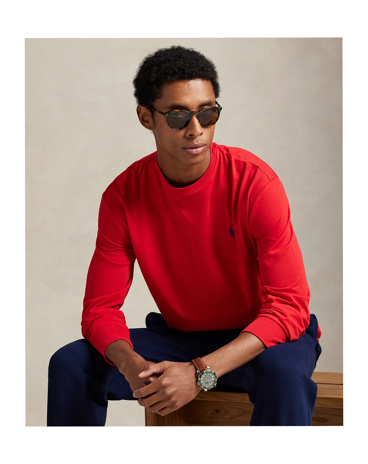Men's Classic-Fit Jersey Long-Sleeve T-Shirt