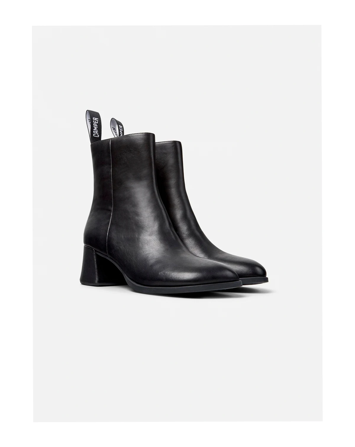 Kora Leather Zip Bootie