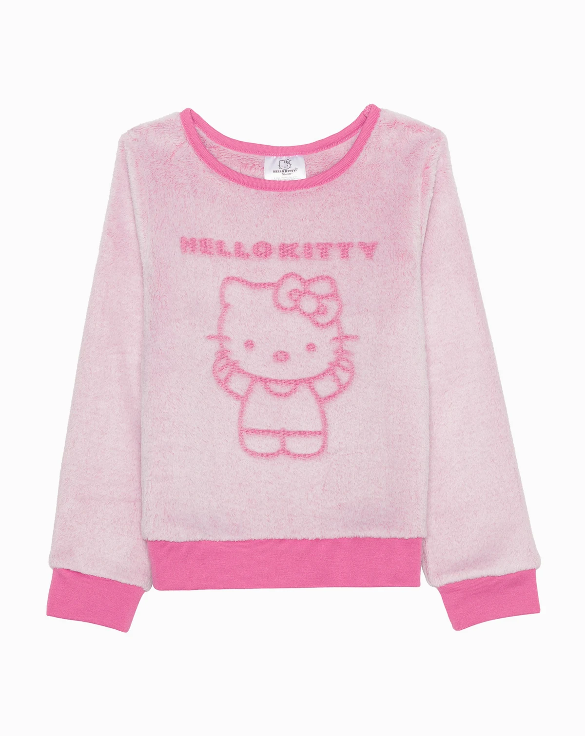 Girls' 2T-6X Long-Sleeve Debossed Sweater