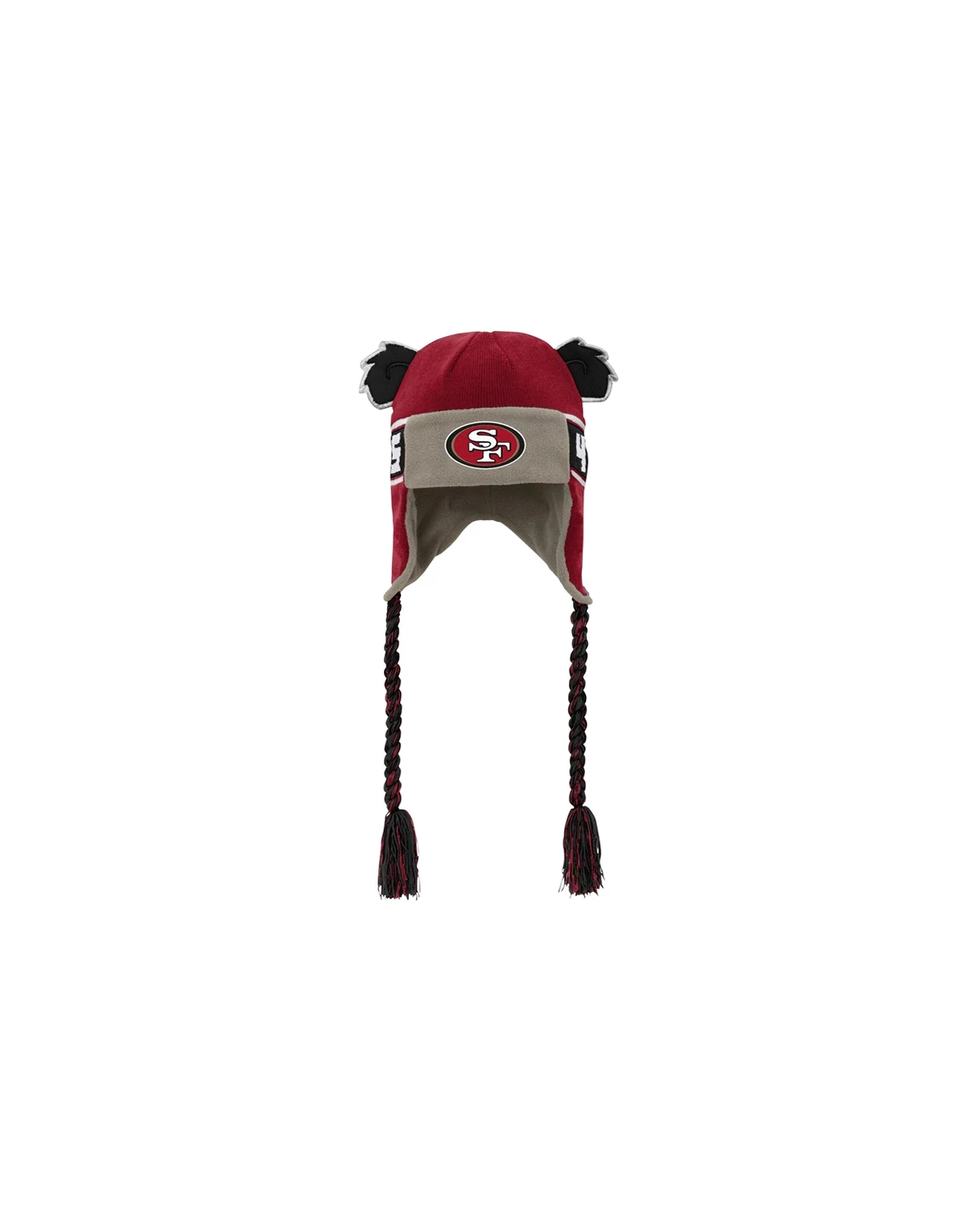 Toddler Boys and Girls Scarlet San Francisco 49ers Wordmark Ears Trooper Knit Hat