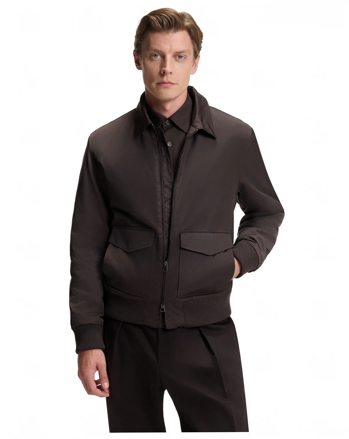 Men's BECKHAM x BOSS Water-Repellent Twill Jacket