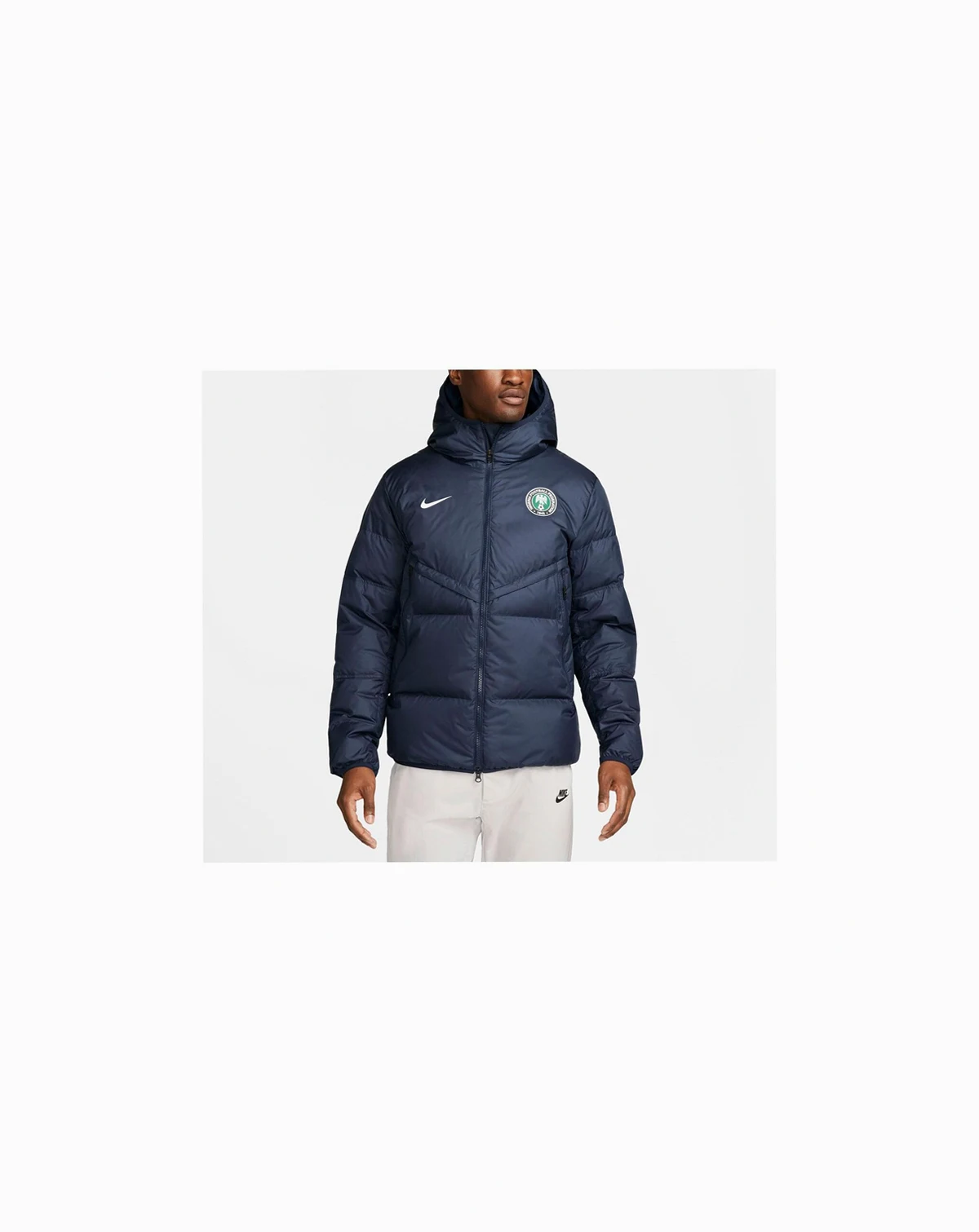 Men's Black Nigeria National Team Strike Hoodie Full-Zip Jacket