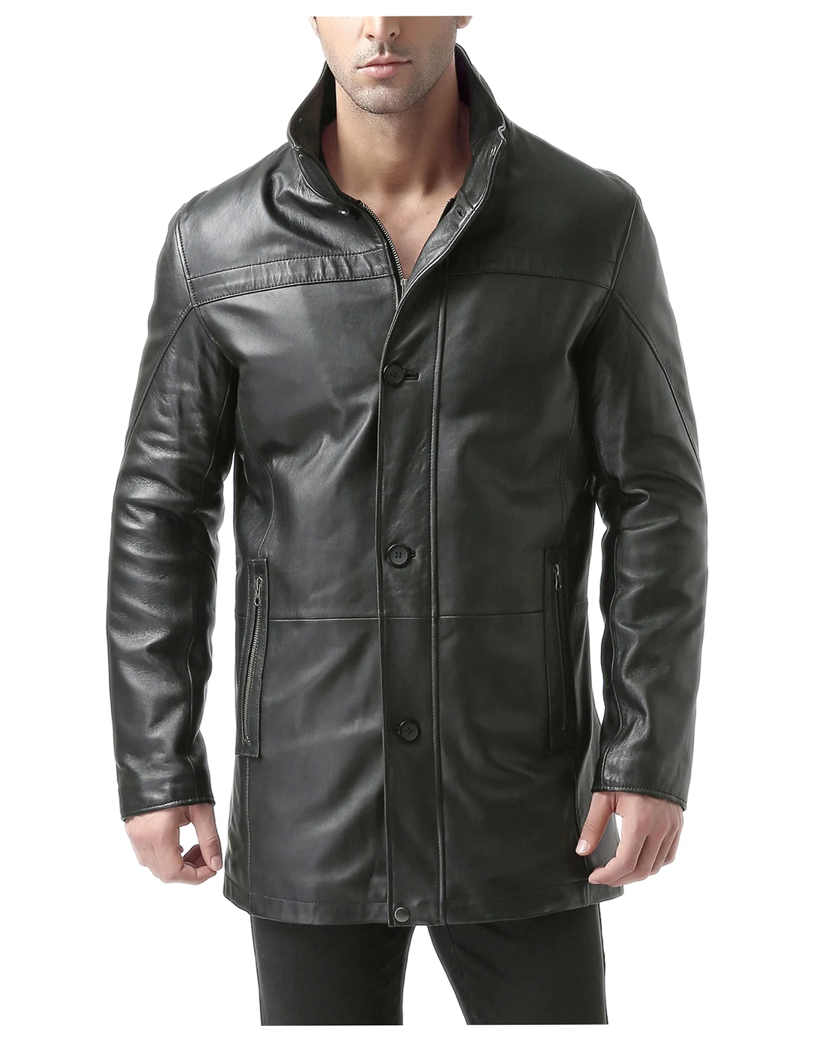 Men's Men Chad Leather Car Coat