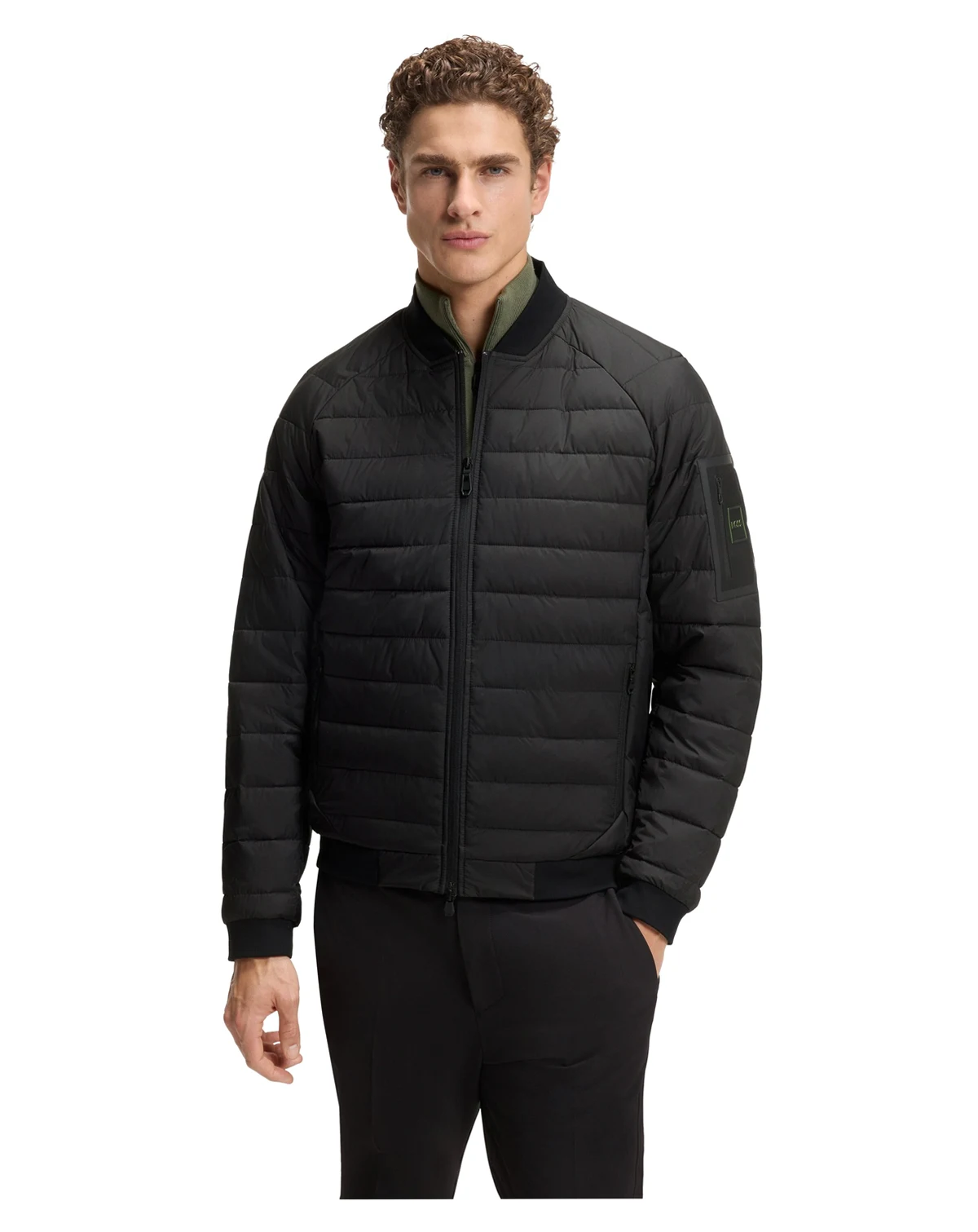 Men's Water-Repellent Padded Bomber Jacket