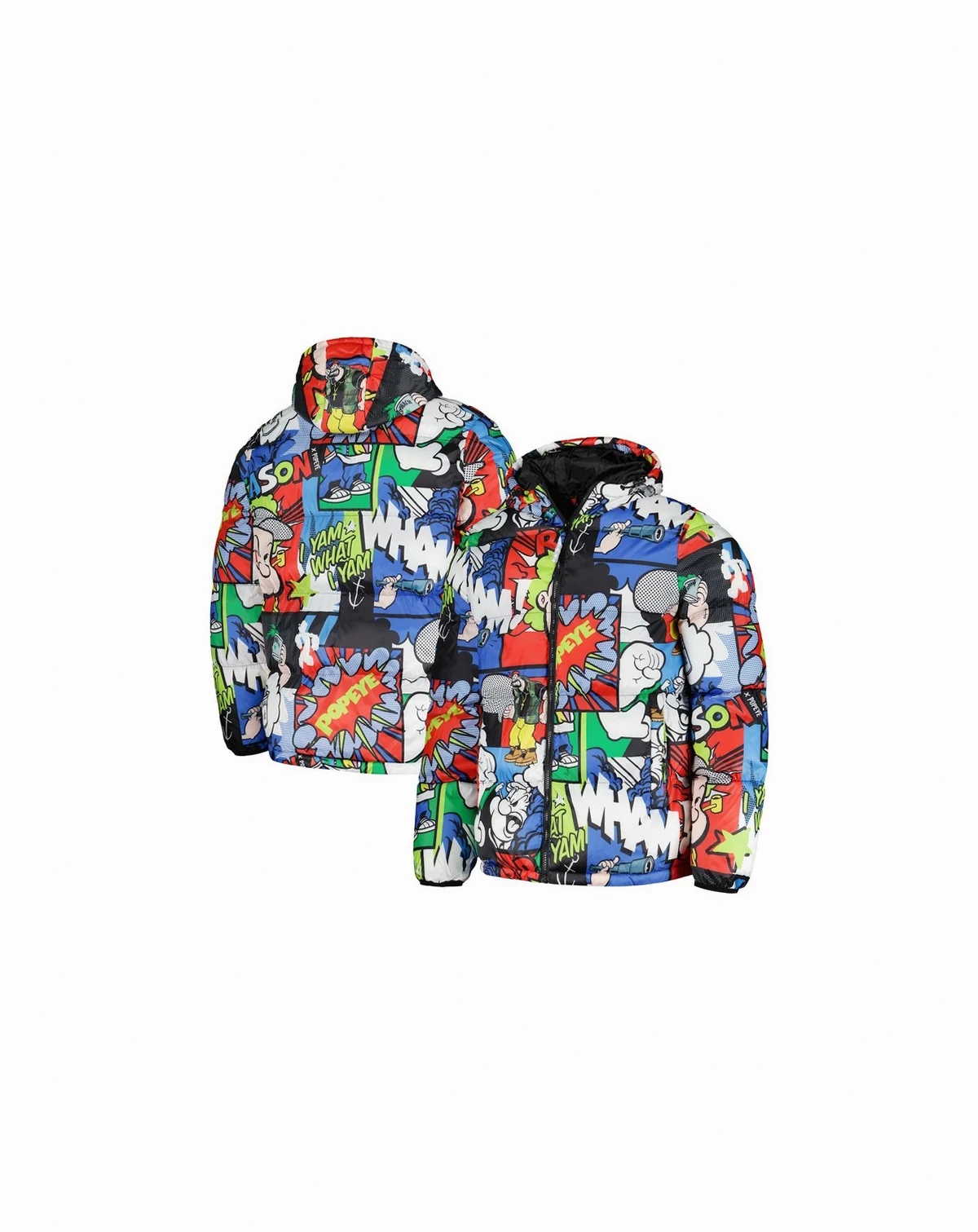 Men's and Women's Popeye Puffer Full-Zip Jacket