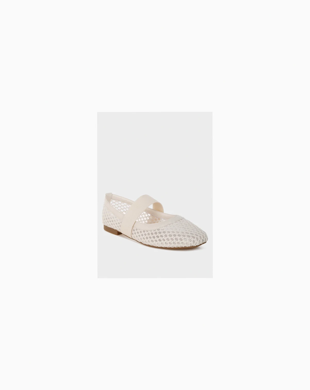 Womens Nayela Mid-Foot Strap Ballerinas