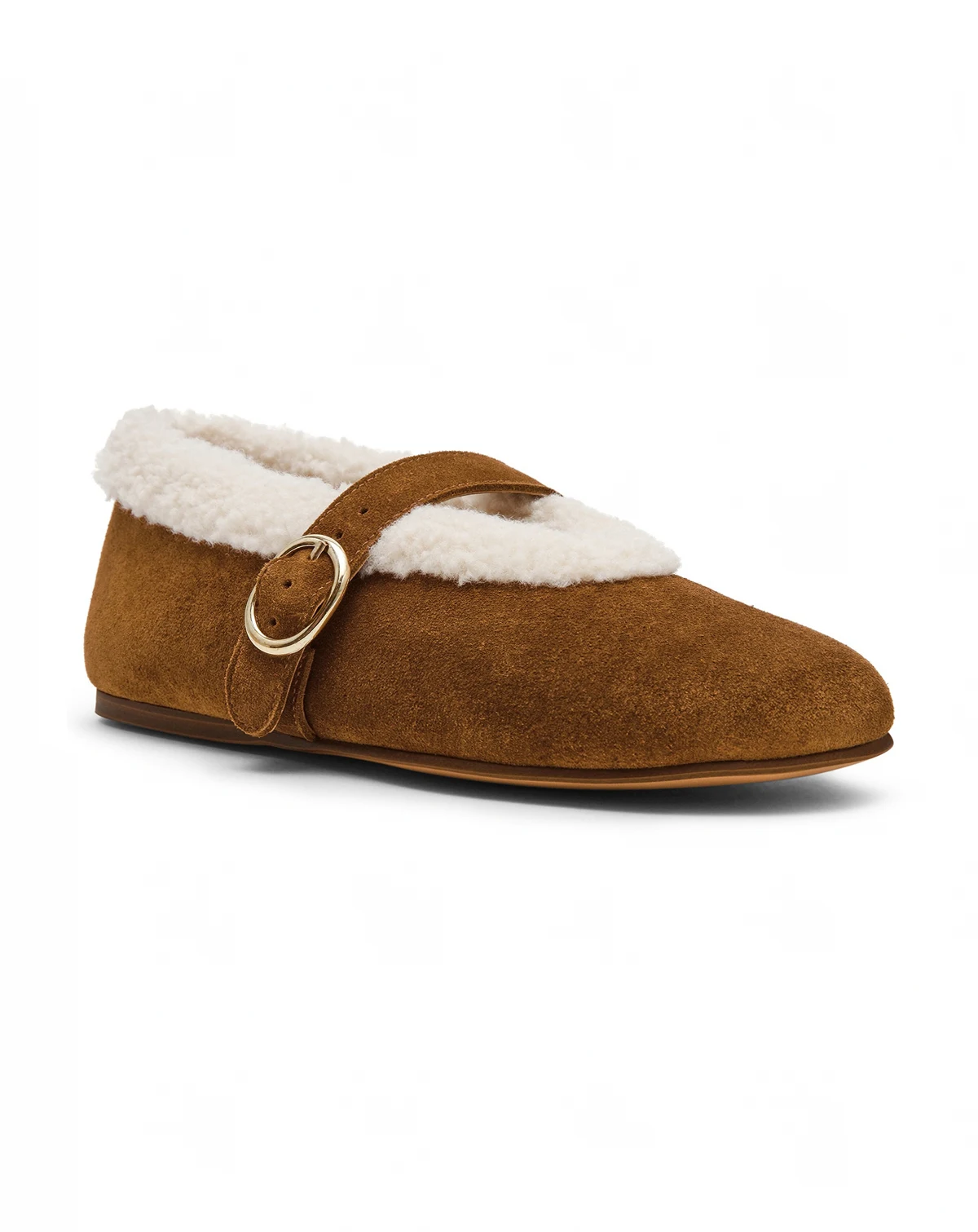 Women's Lodge Cozy Adjustable Strap Mary Jane Flats