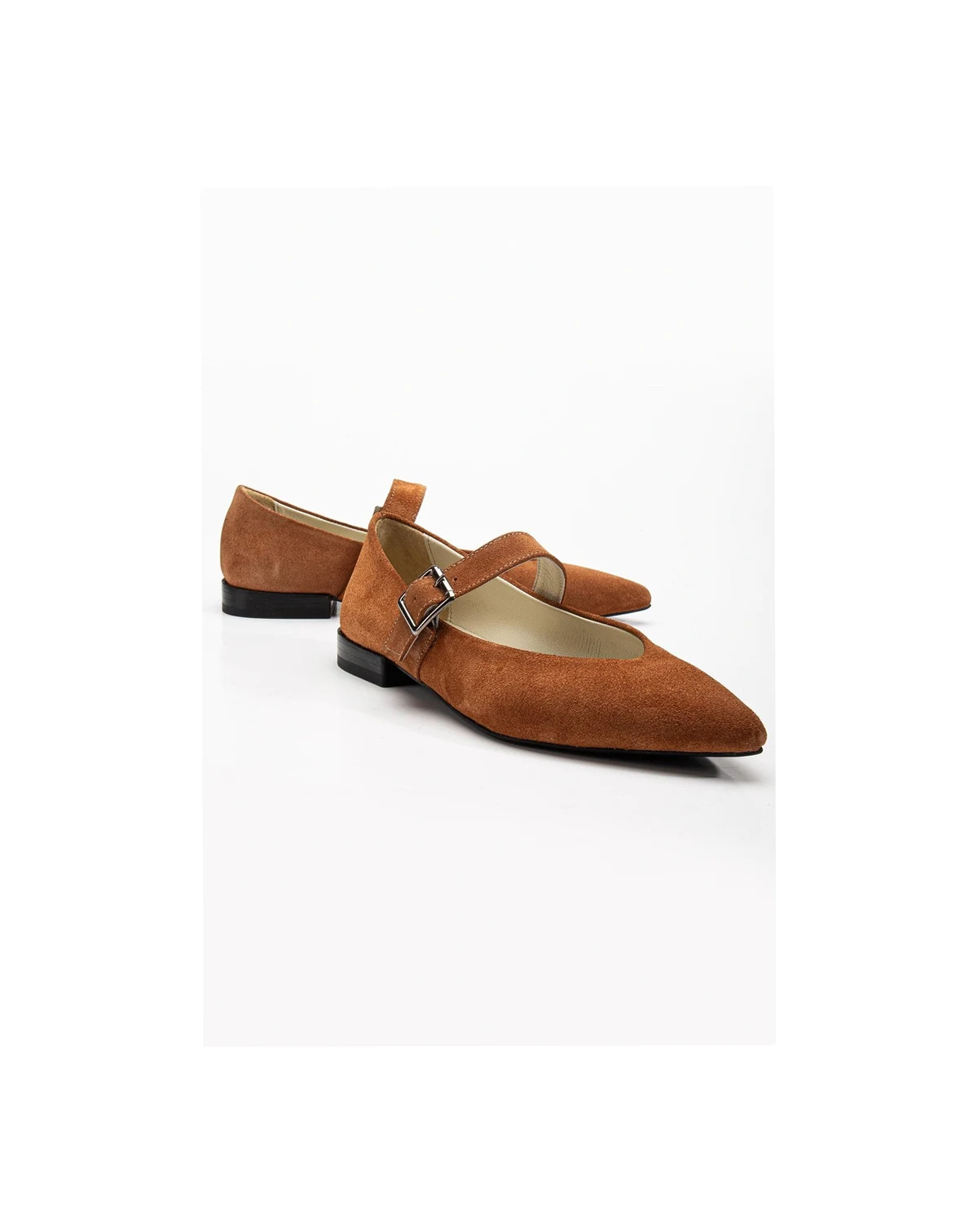 Willow Leather Mary Jane Flats