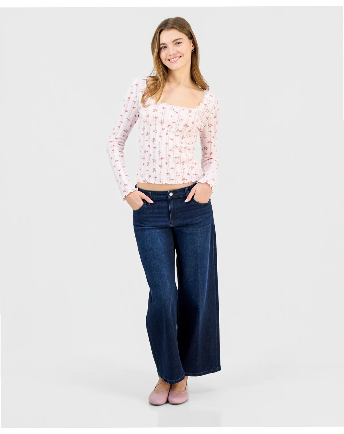 Women's Stride Wide-Leg Jeans