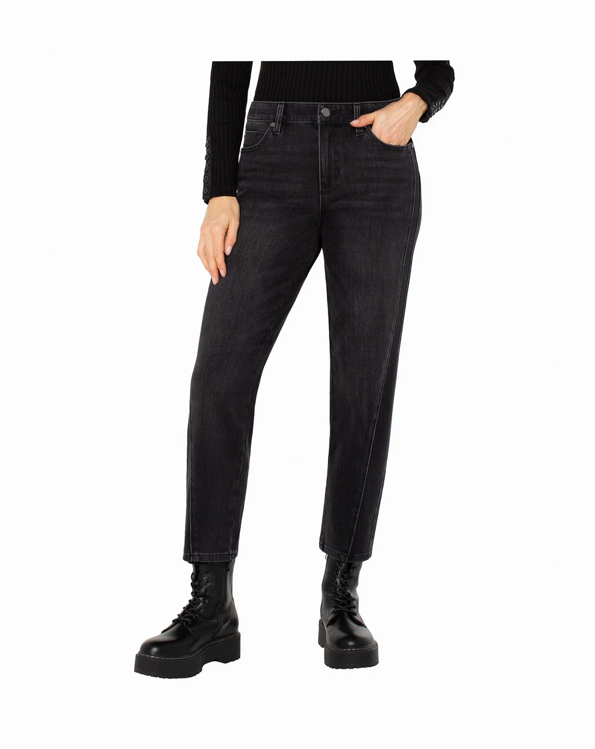 Women's Liv Fashion Seaming Relaxed Skinny Jeans