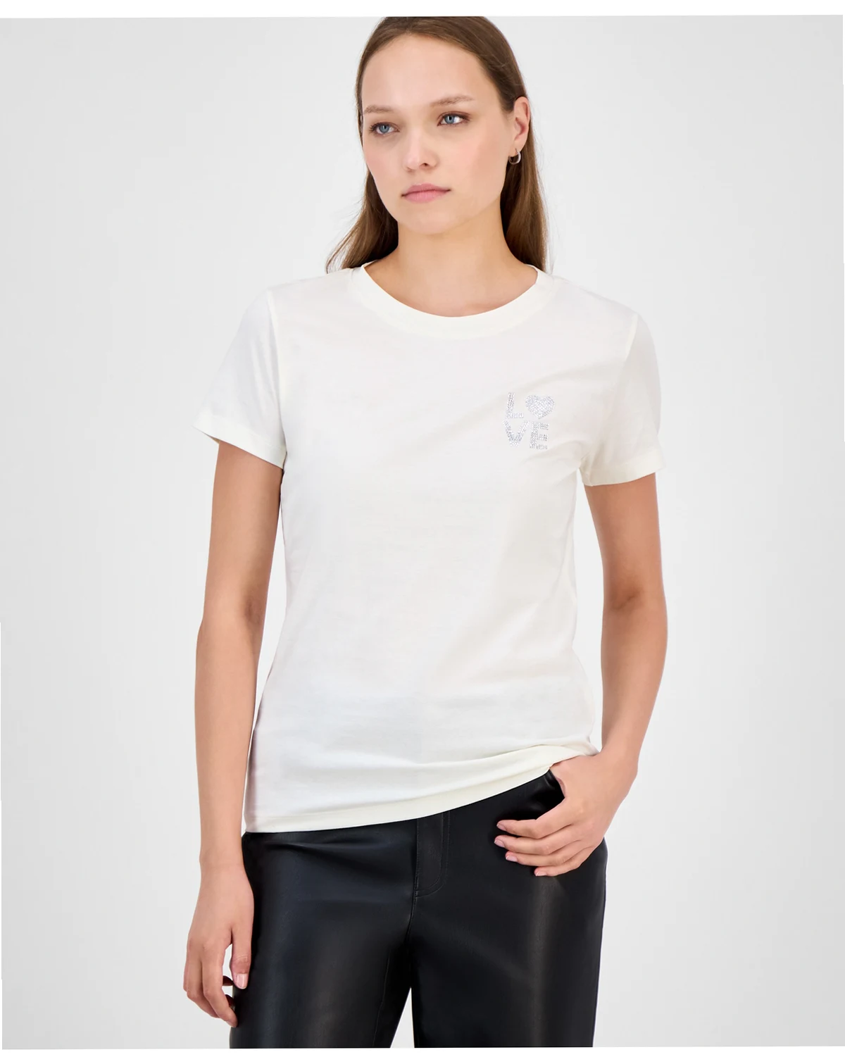 Women's Love Rhinestone T-Shirt