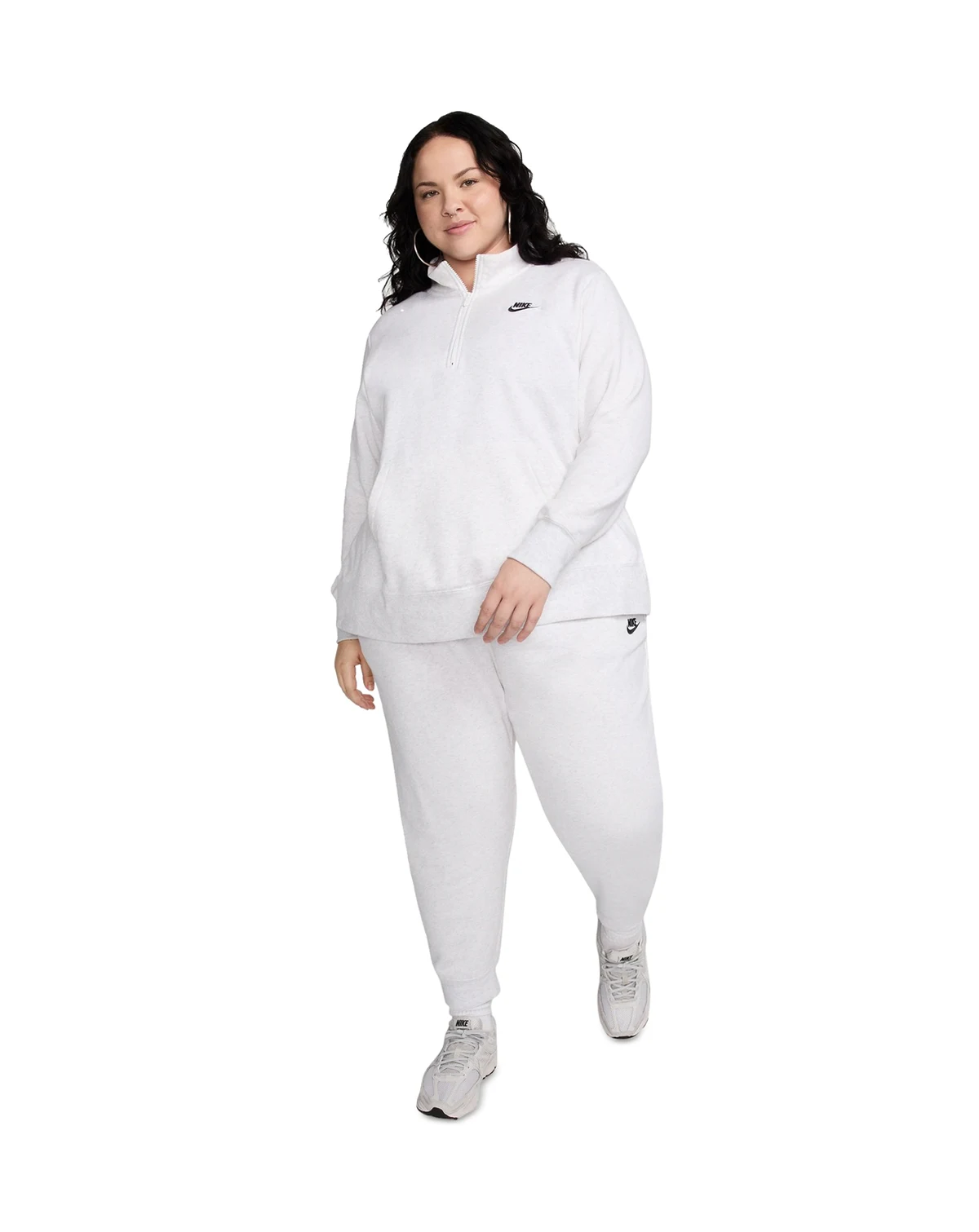 Plus Size Active Sportswear Club 1/2-Zip Fleece Sweatshirt