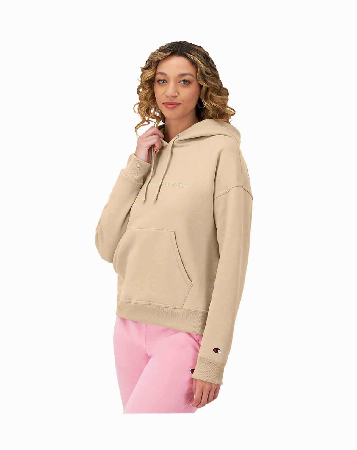 Women's Tonal Script Freshman Powerblend Long-Sleeve Hoodie