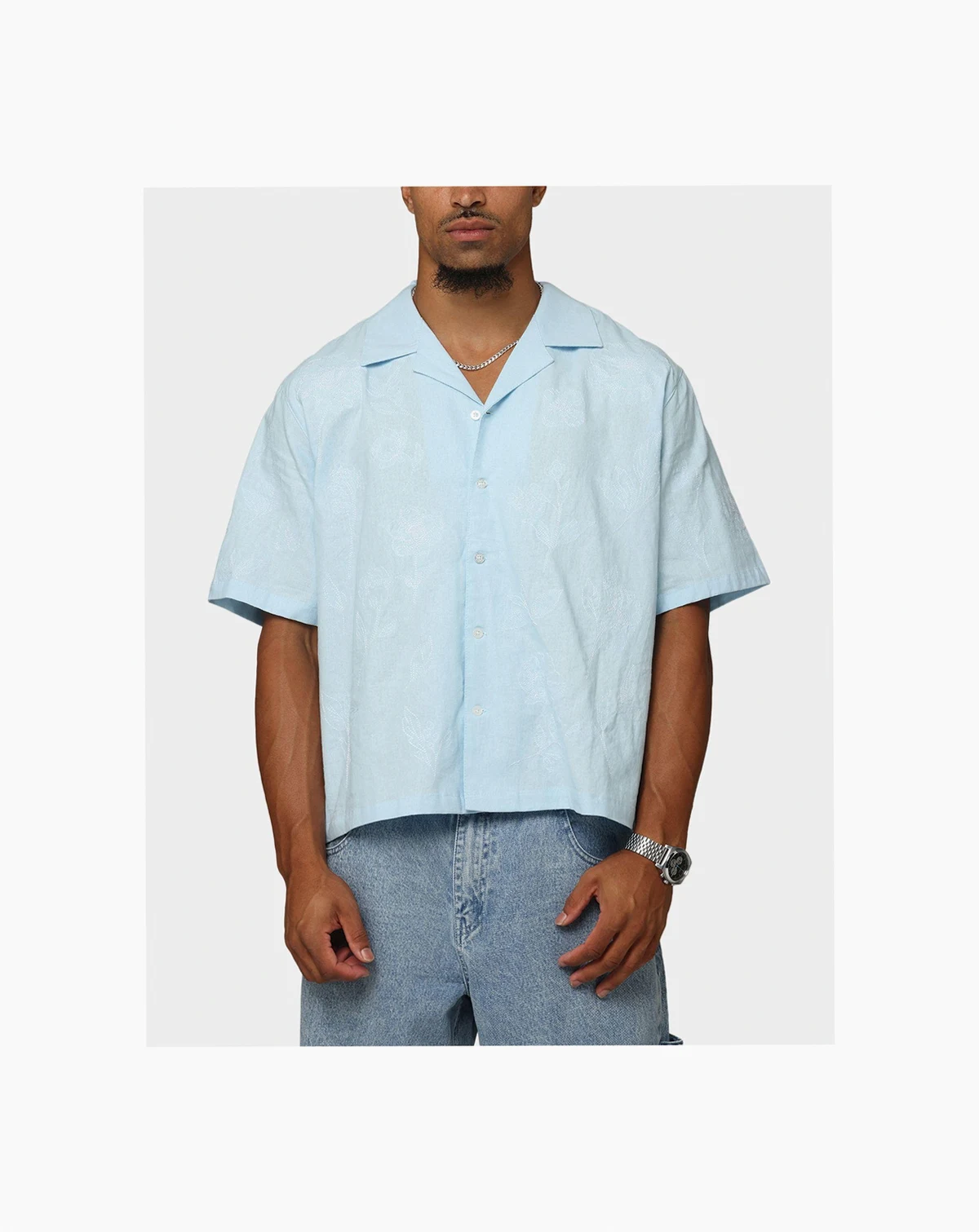 Men's Posy Button Up Shirt