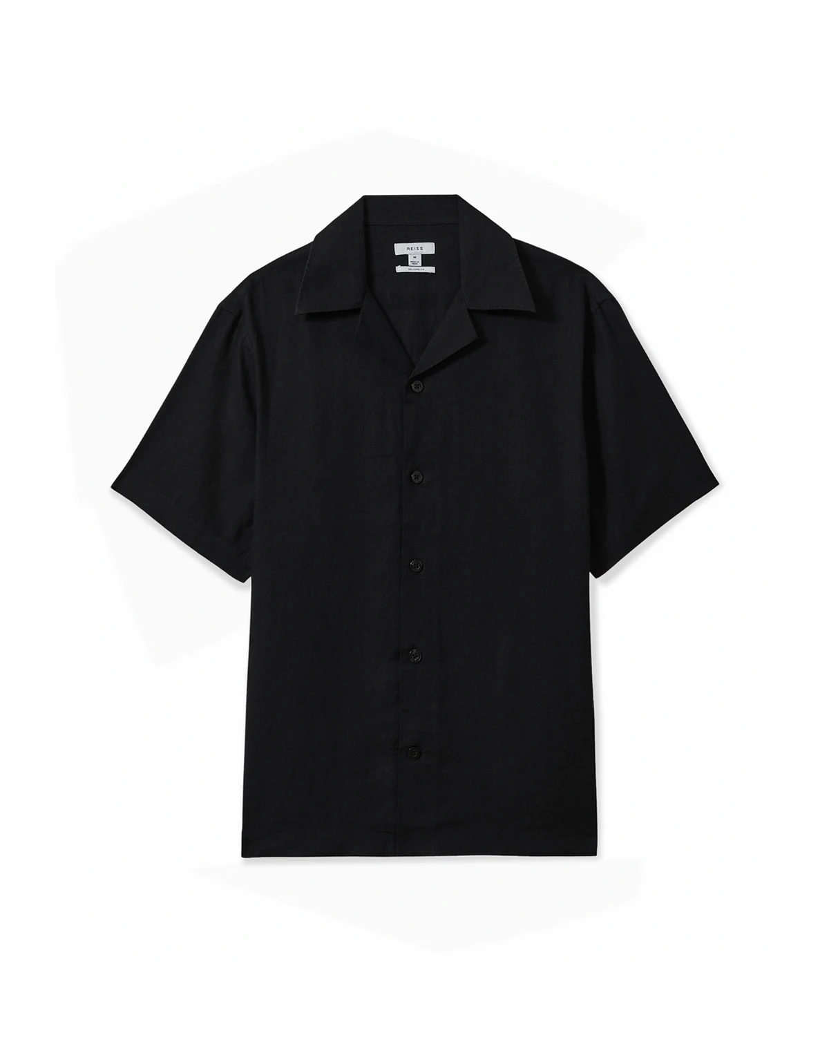 Men's Linen Cuban-Collar Shirt