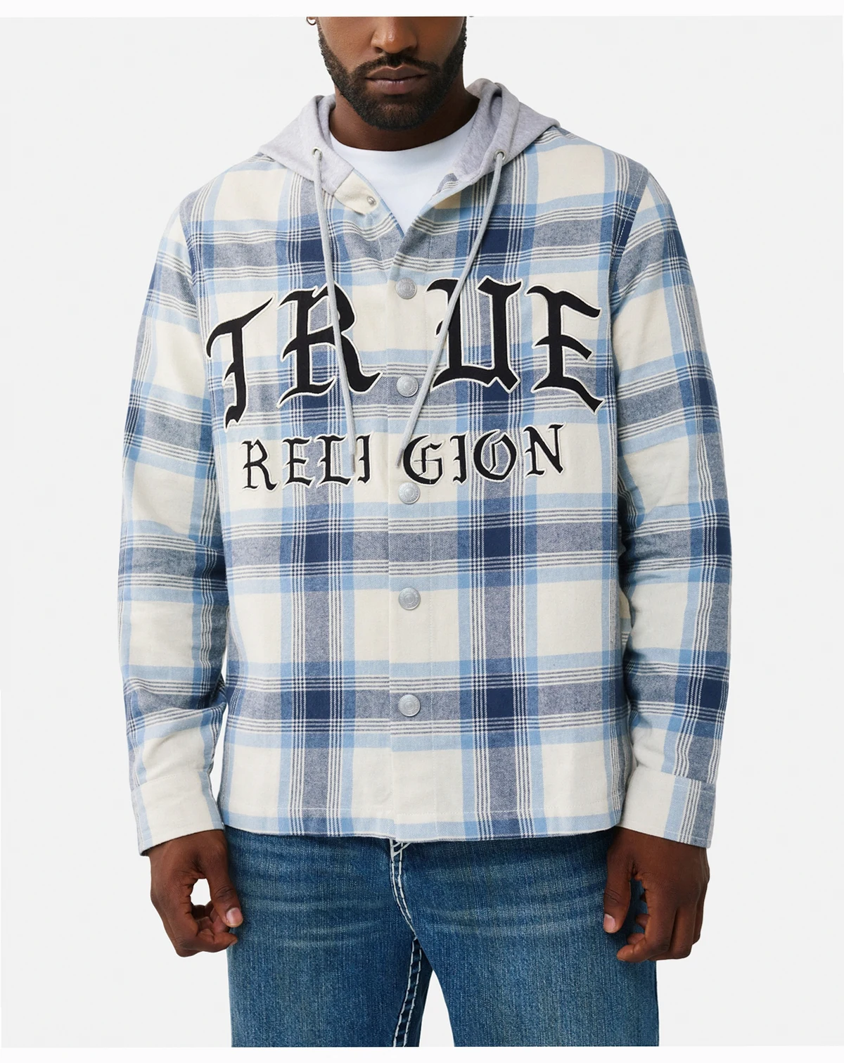 Men's Hooded Flannel Shirt