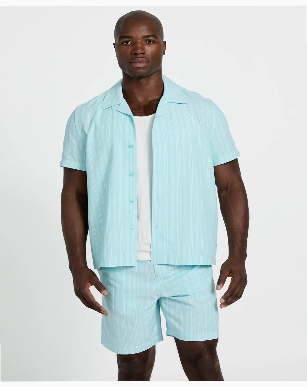 Men's Fletcher Short-Sleeve Button-Front Camp Shirt