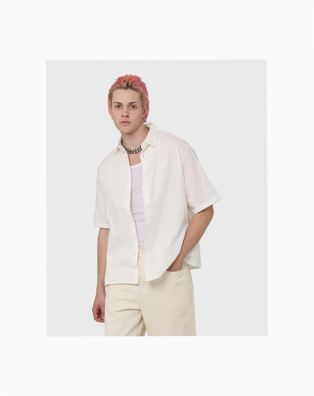 Men's Utopia Linen Blend Button Up Shirt