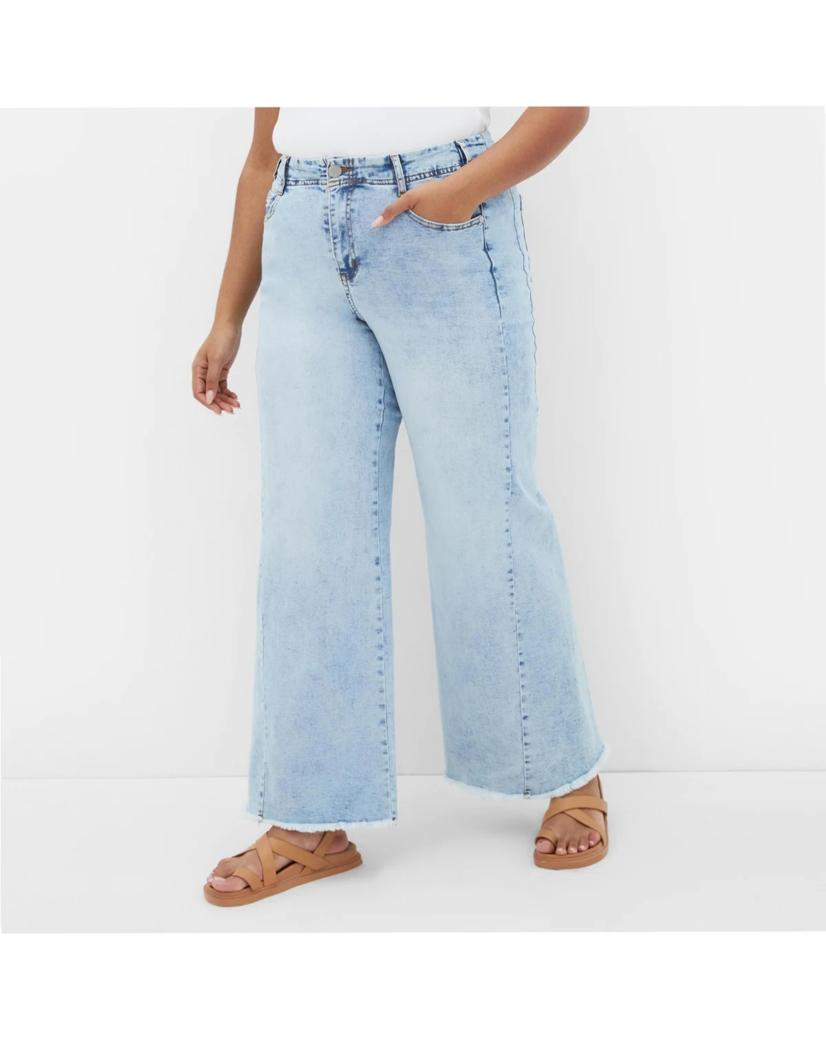 Plus Size Harley Fit Aliya Wide Leg Jean