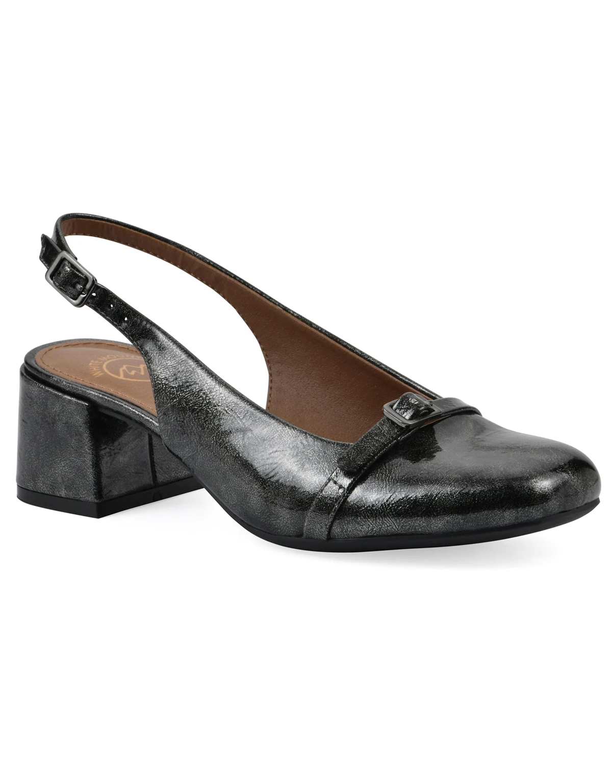 Women's Later Slingback Block Heel Pumps