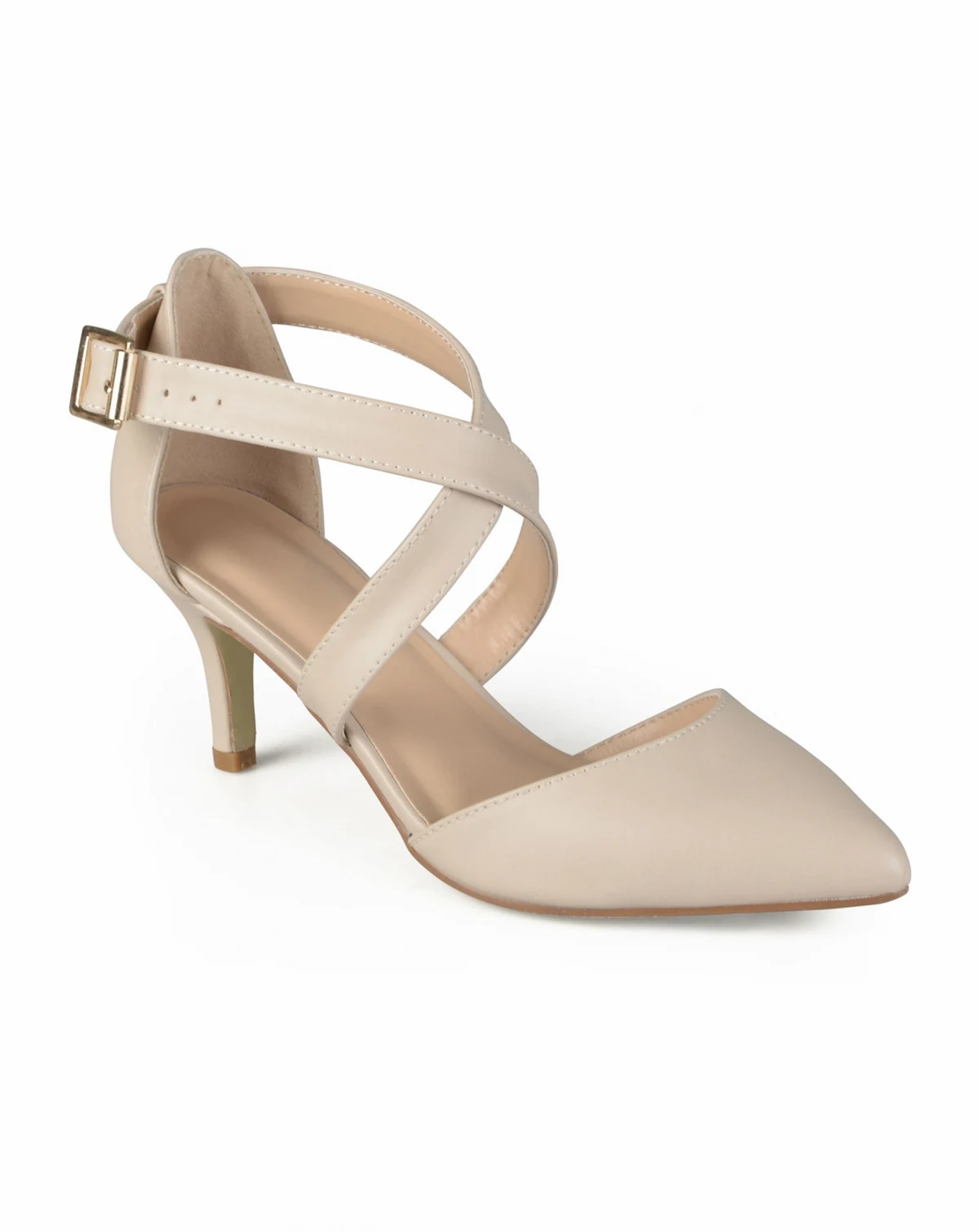 Women's Riva Crisscross Strap Pointed Toe Pumps