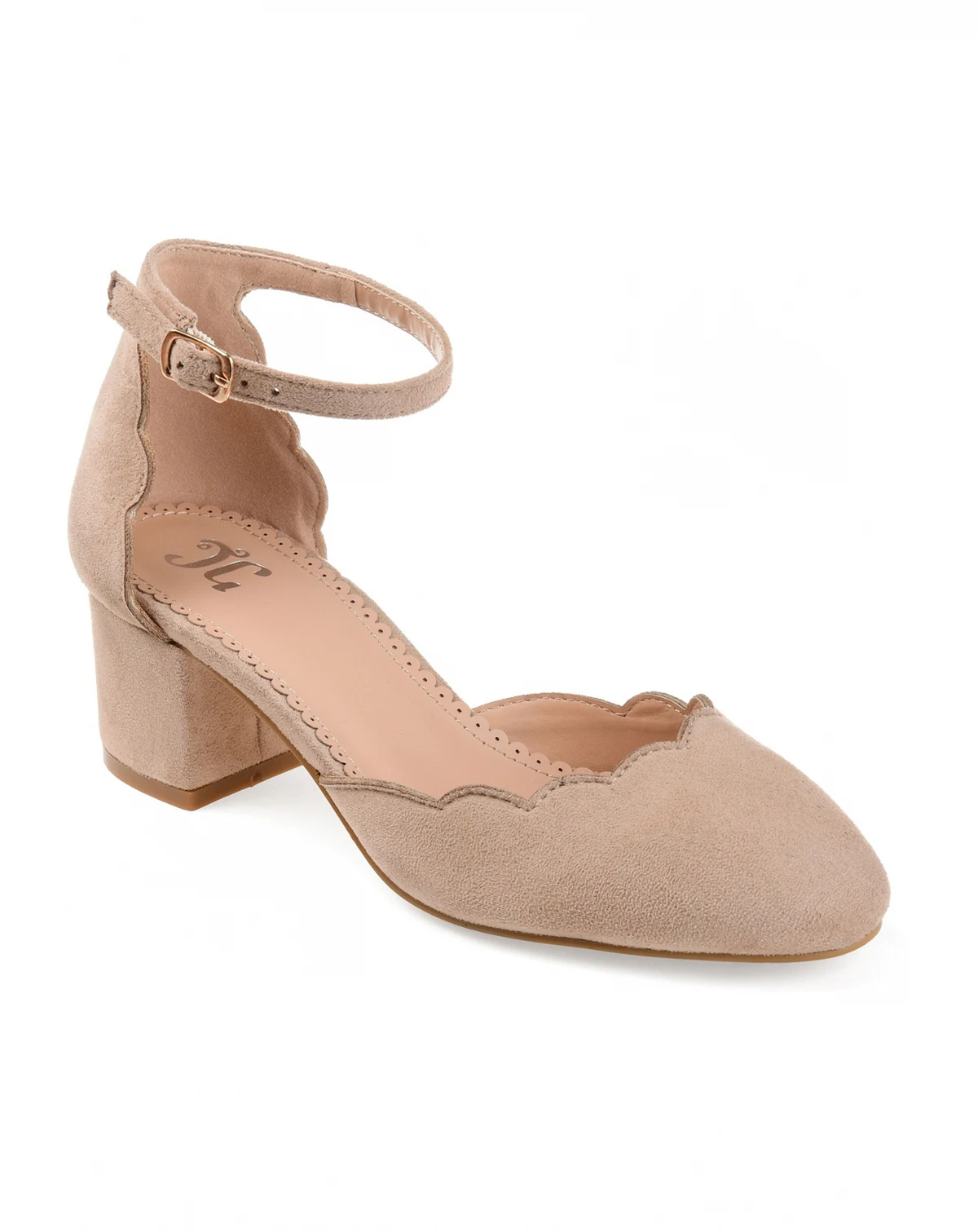 Women's Edna Ankle Strap Block Heel Pumps