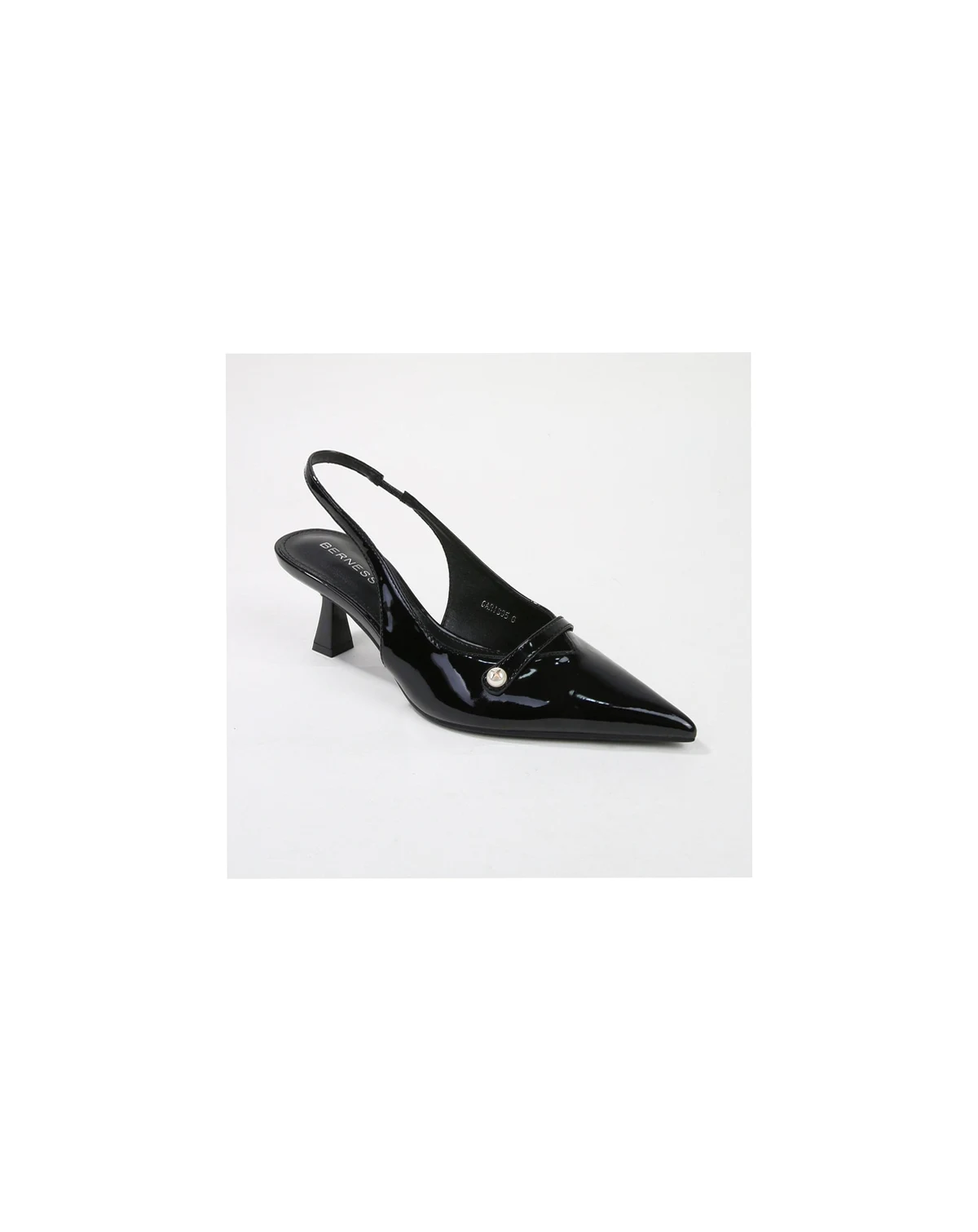 Caris Patent Slingback Pump