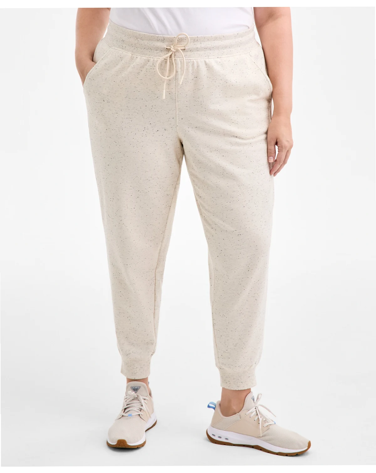 Plus Size Neppy Fleece Jogger Pants, Macy's Exclusive