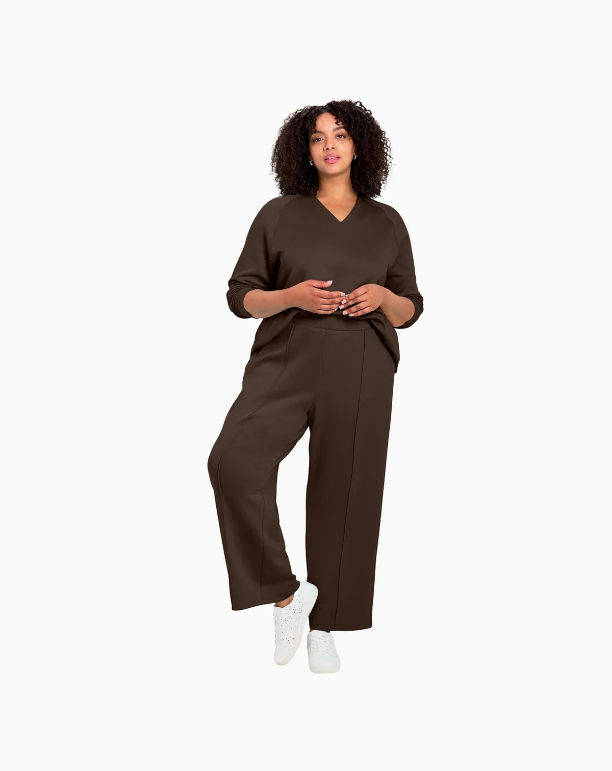 Women's Seamed Wide Leg Pant