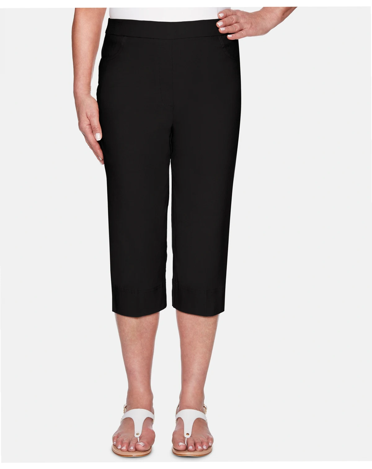 Petite Classic Allure Stretch Clamdigger Pants