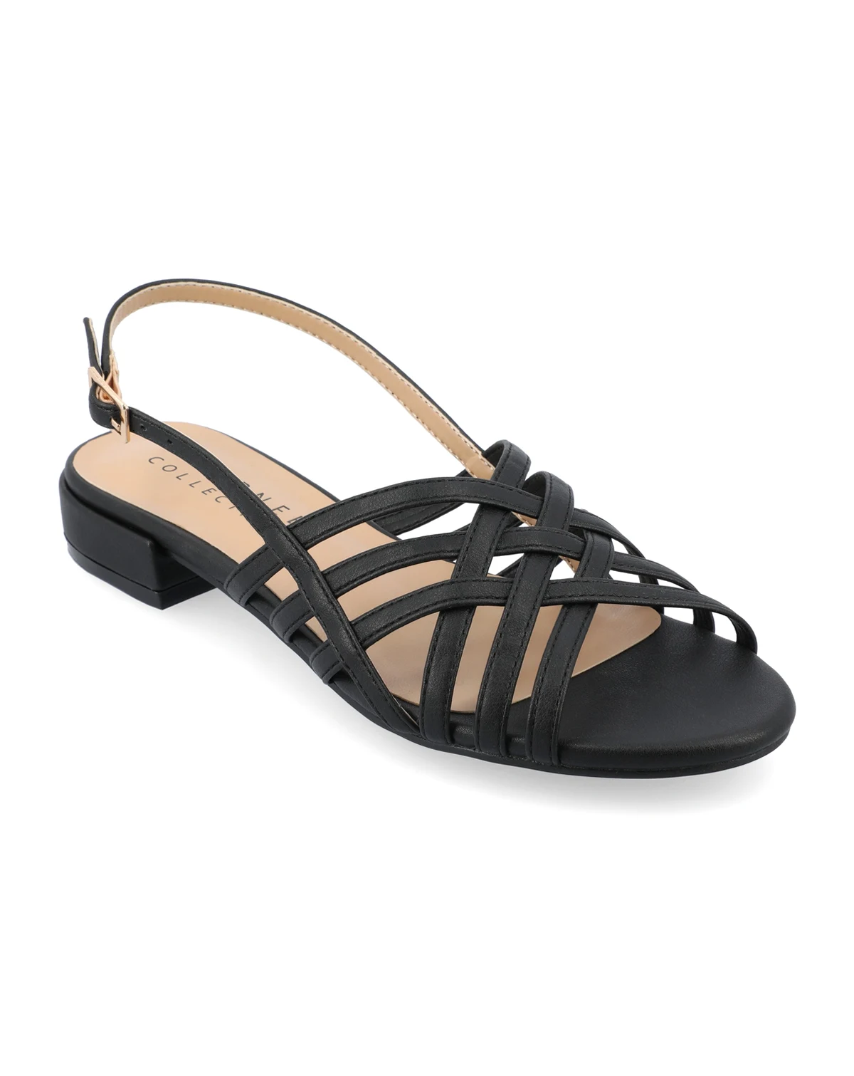 Women's Cassandra Woven Slingback Flat Sandals